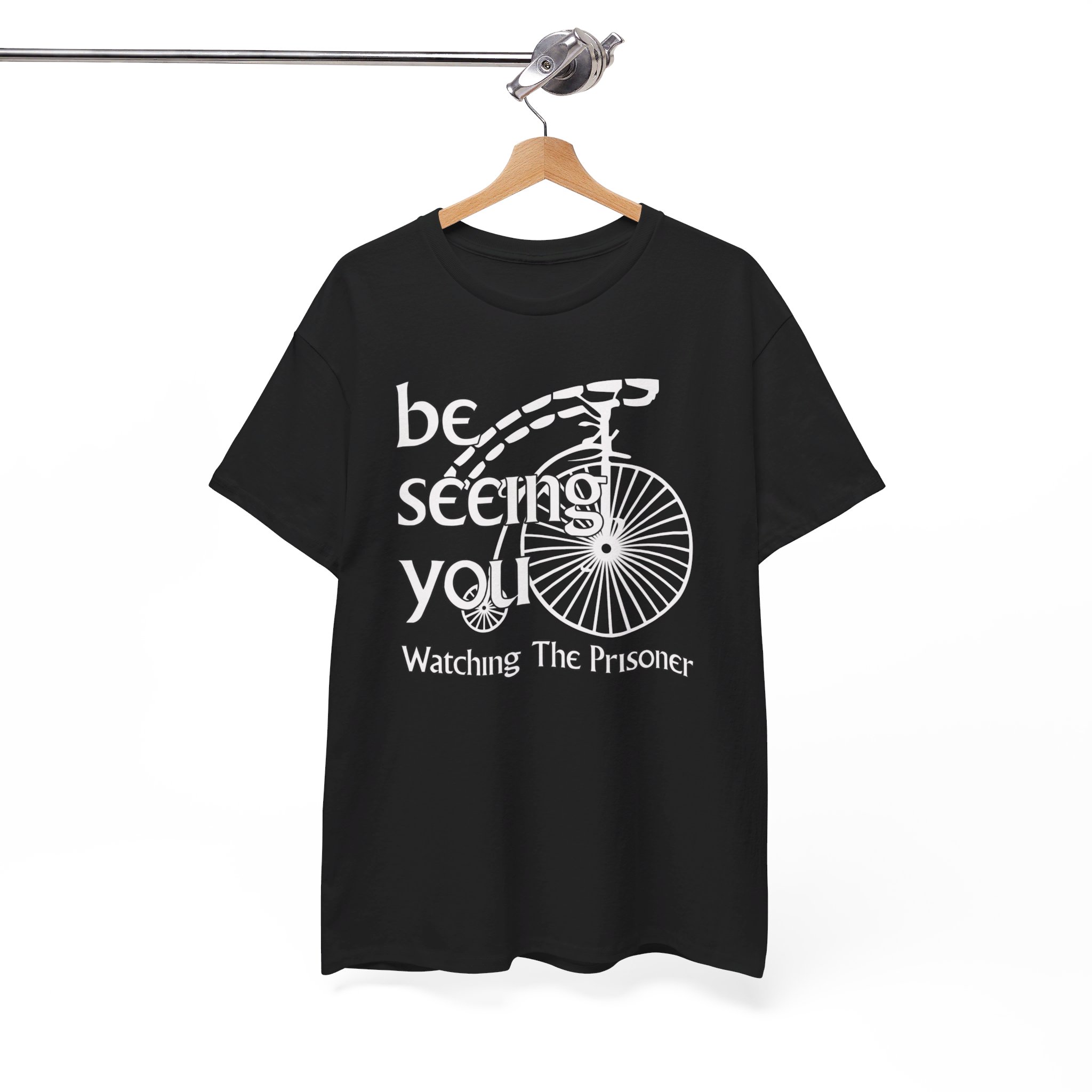 The Prisoner: “Be seeing you!” Unisex Heavy Cotton Tee - Image 8