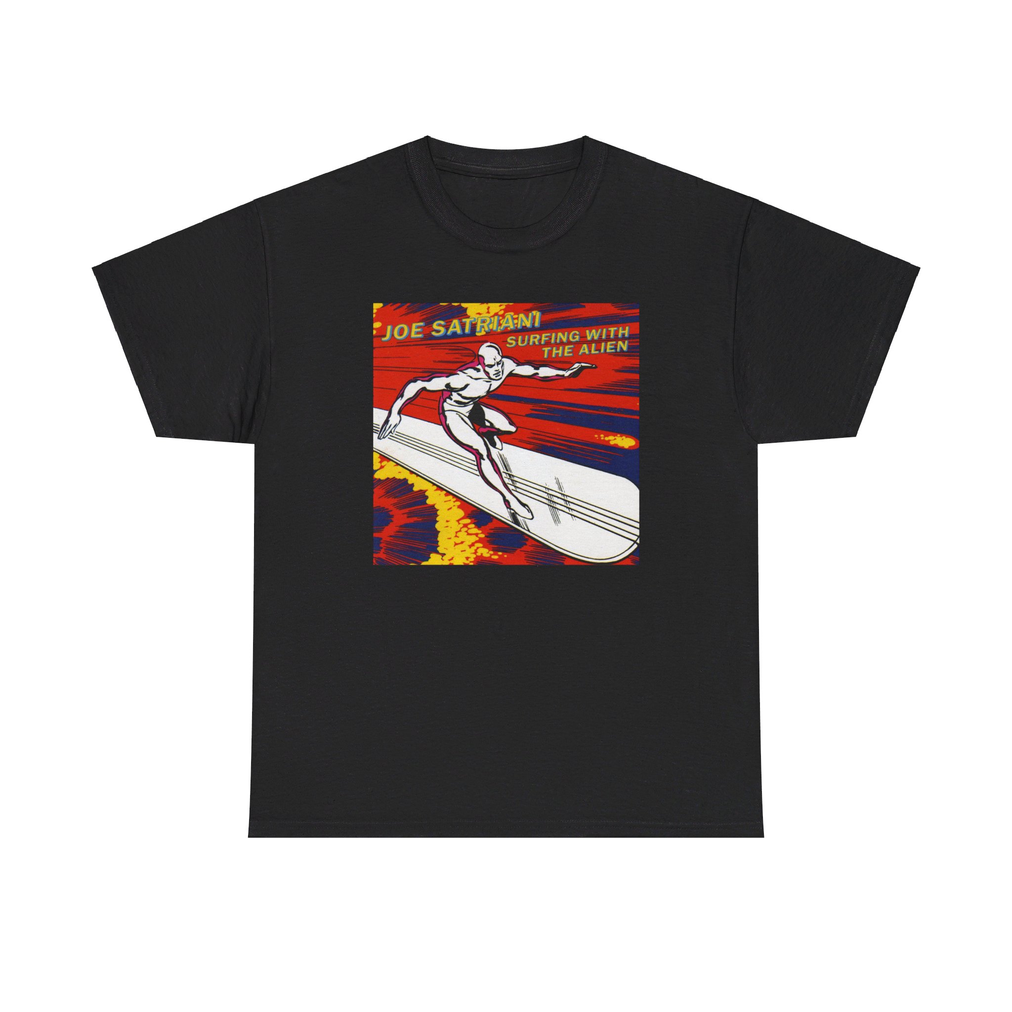 Surfing with the Alien Joe Satriani Unisex Heavy Cotton Tee - Image 2