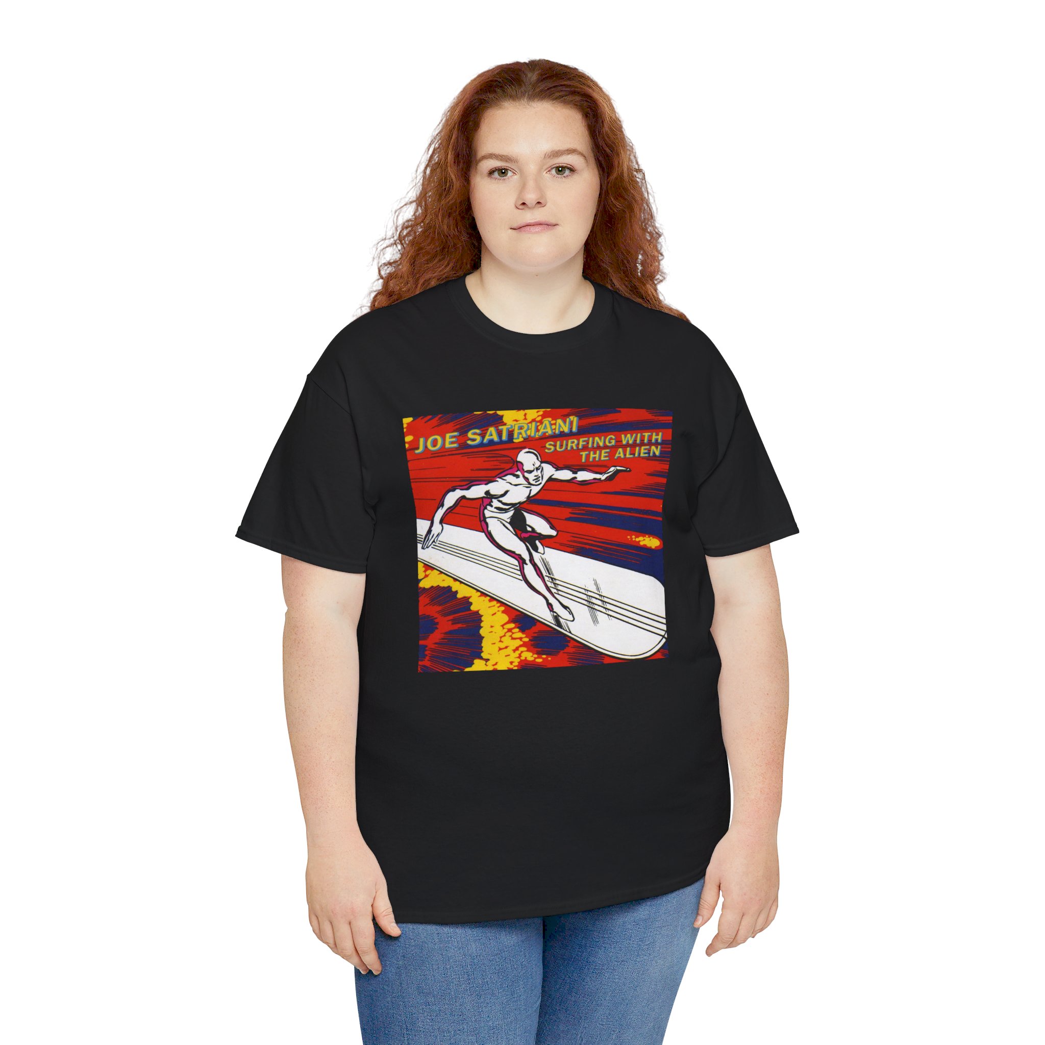 Surfing with the Alien Joe Satriani Unisex Heavy Cotton Tee - Image 16