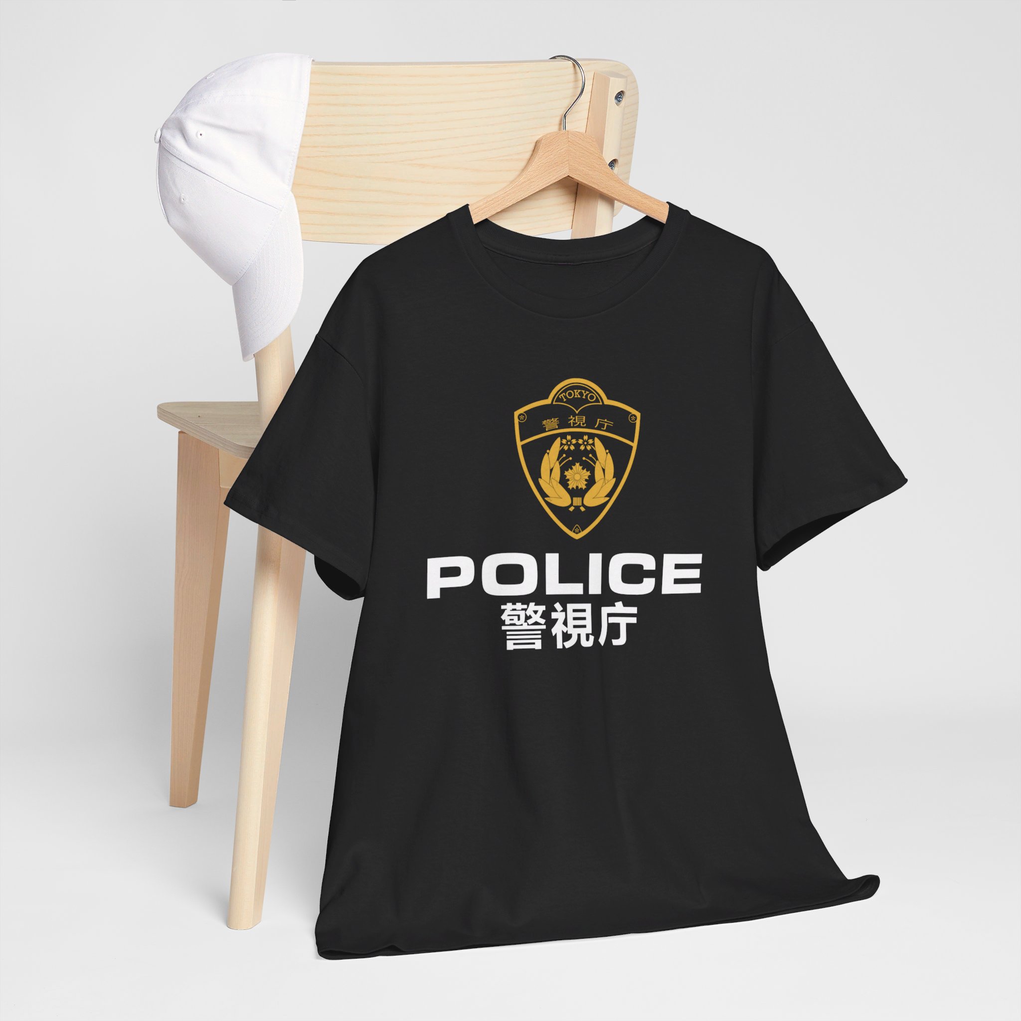 Japanese Police Logo National Police Agency (Japan) emblem Unisex Heavy Cotton Tee - Image 9