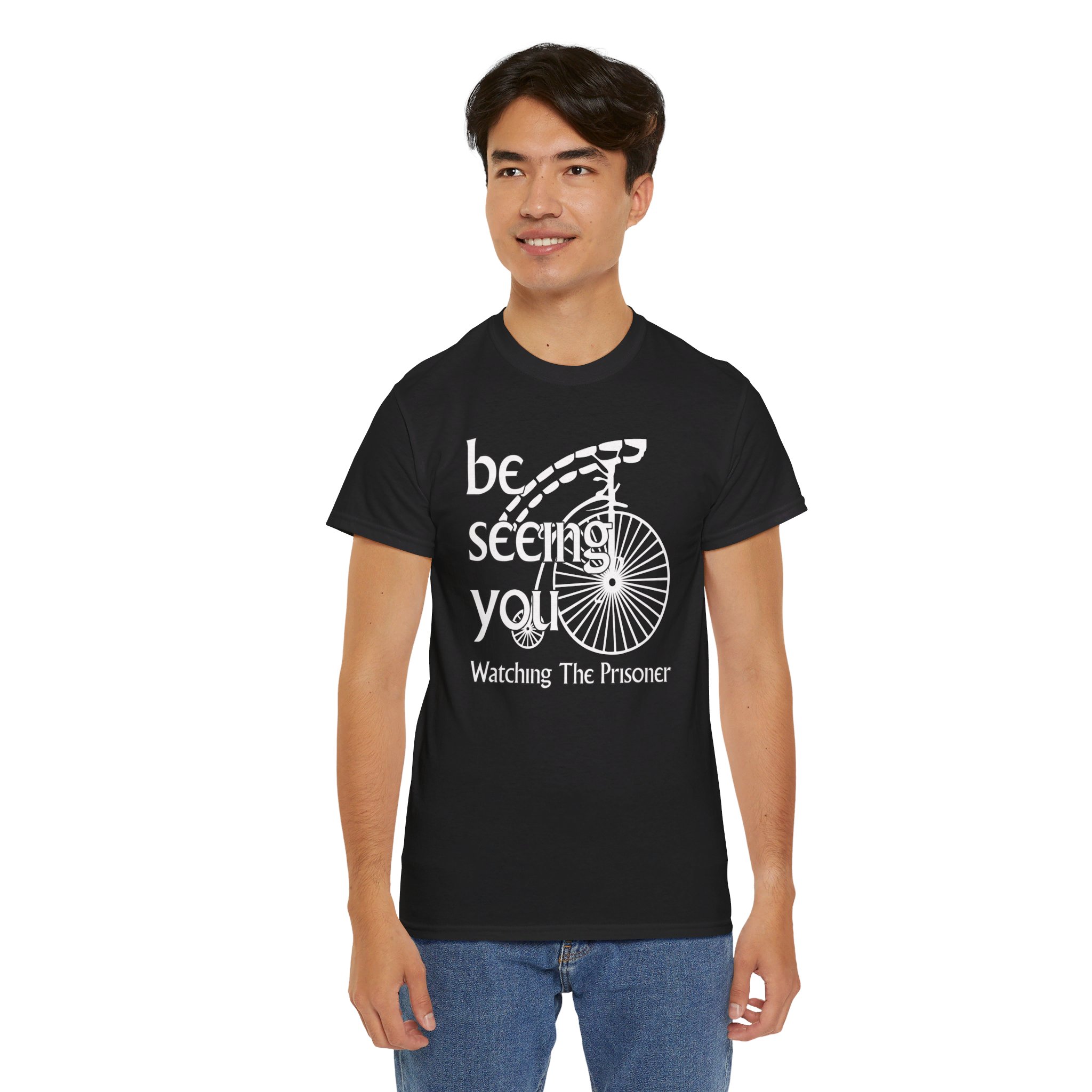 The Prisoner: “Be seeing you!” Unisex Heavy Cotton Tee - Image 22