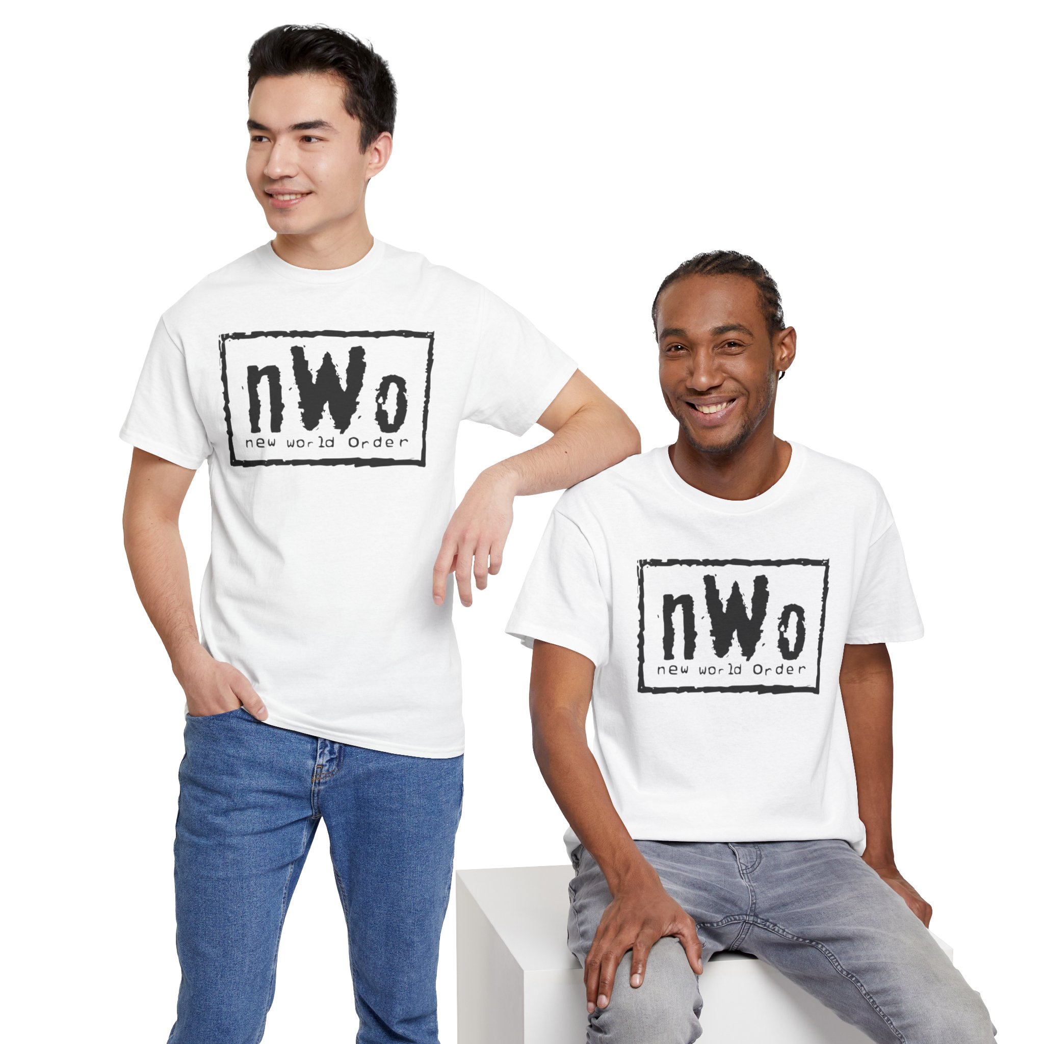 New World Order NWO Unisex Heavy Cotton Tee - Image 26