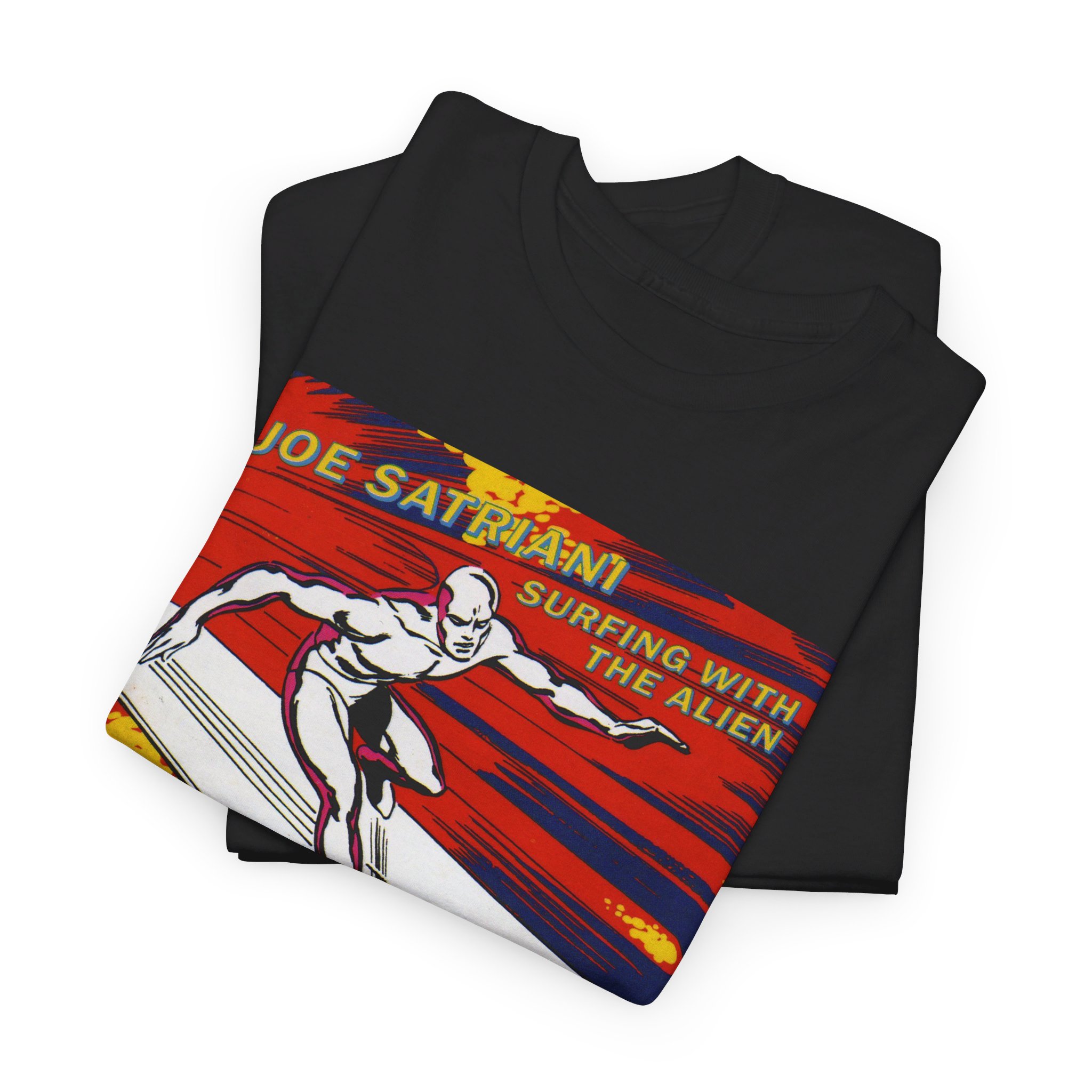 Surfing with the Alien Joe Satriani Unisex Heavy Cotton Tee - Image 6