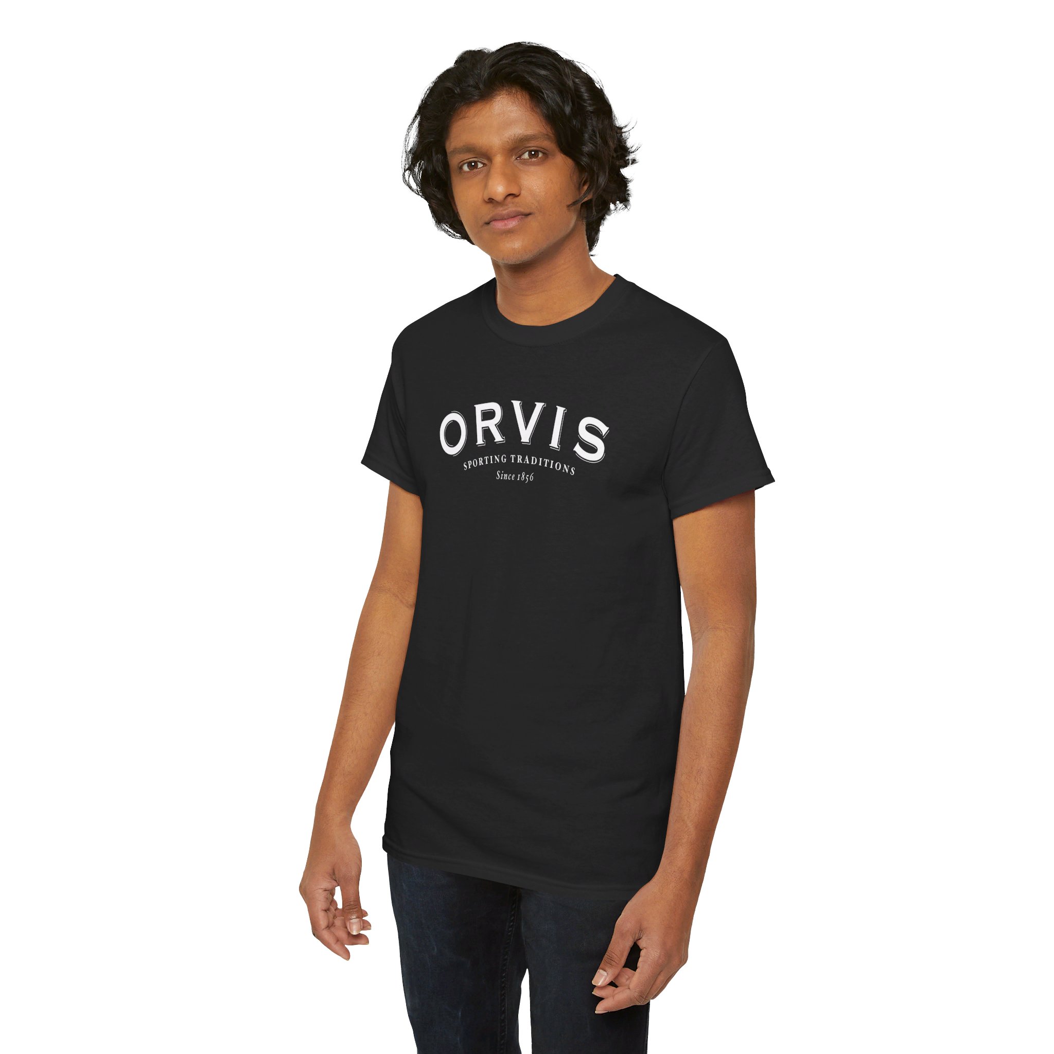 Orvis Logo T-shirt Unisex Heavy Cotton Tee - Image 20