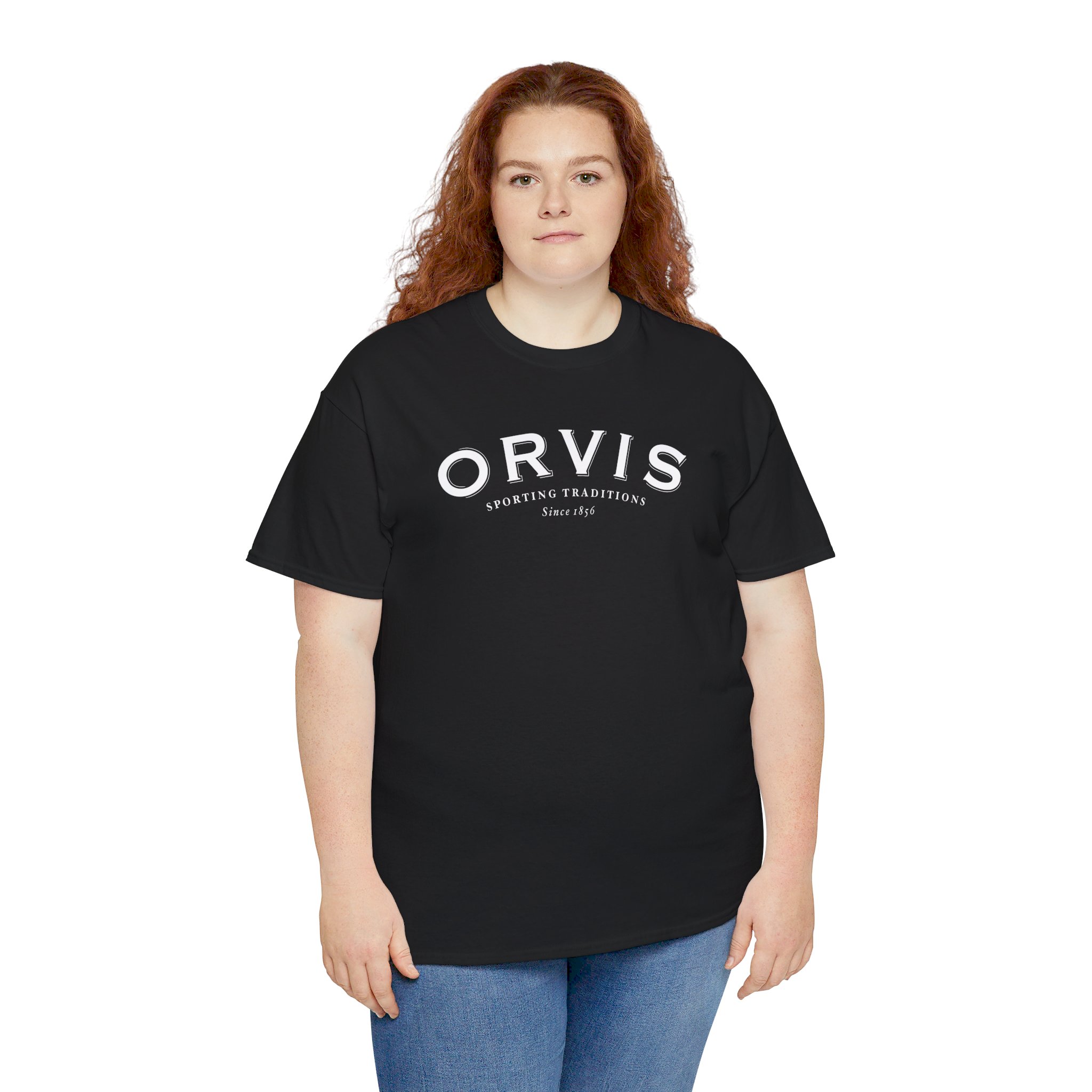 Orvis Logo T-shirt Unisex Heavy Cotton Tee - Image 16