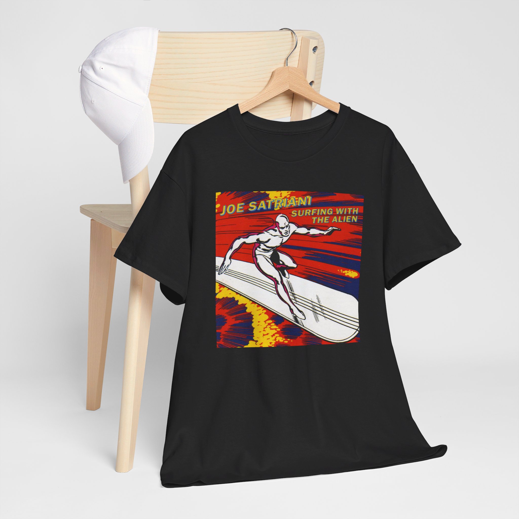 Surfing with the Alien Joe Satriani Unisex Heavy Cotton Tee - Image 9