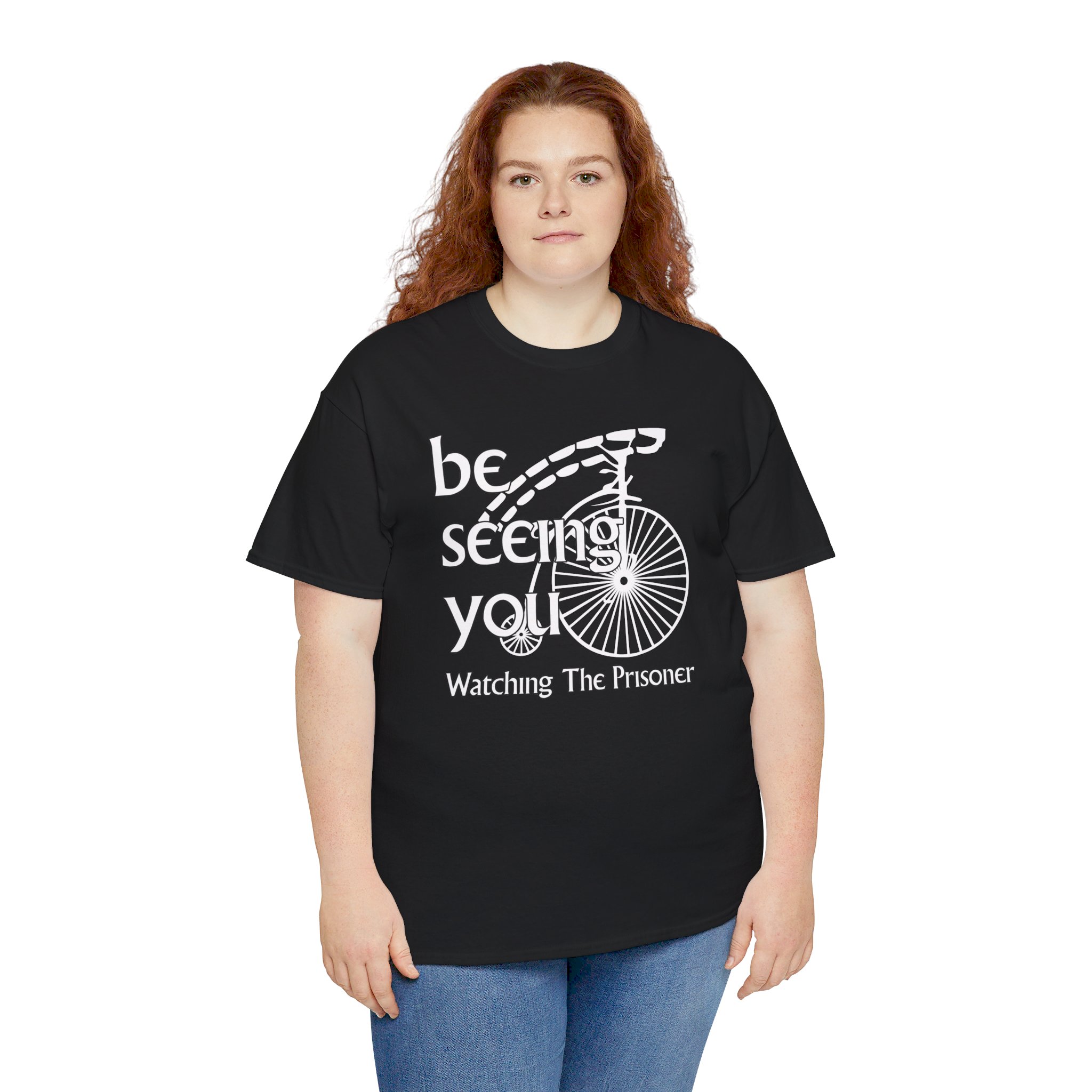 The Prisoner: “Be seeing you!” Unisex Heavy Cotton Tee - Image 16