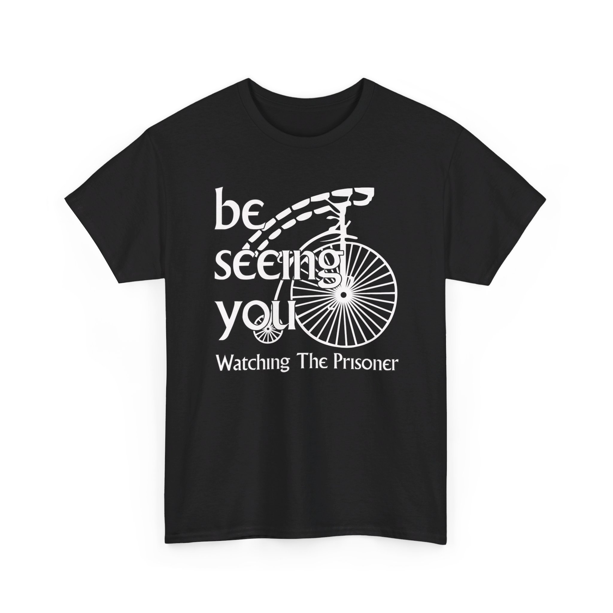 The Prisoner: “Be seeing you!” Unisex Heavy Cotton Tee - Image 4