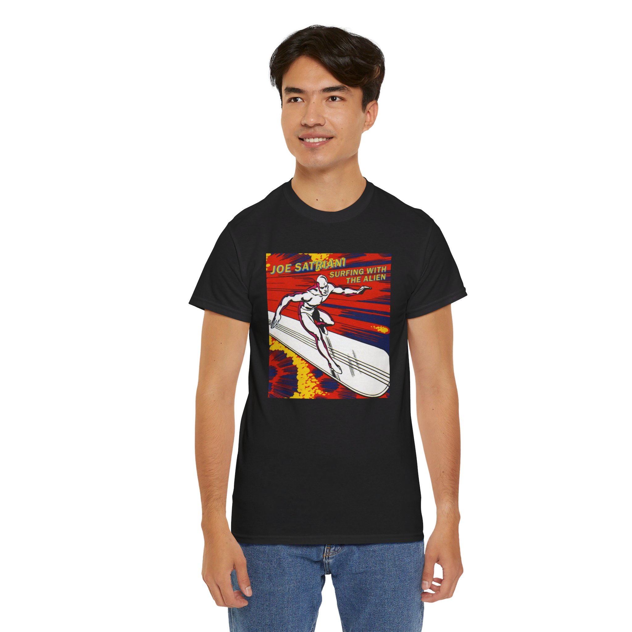 Surfing with the Alien Joe Satriani Unisex Heavy Cotton Tee - Image 22