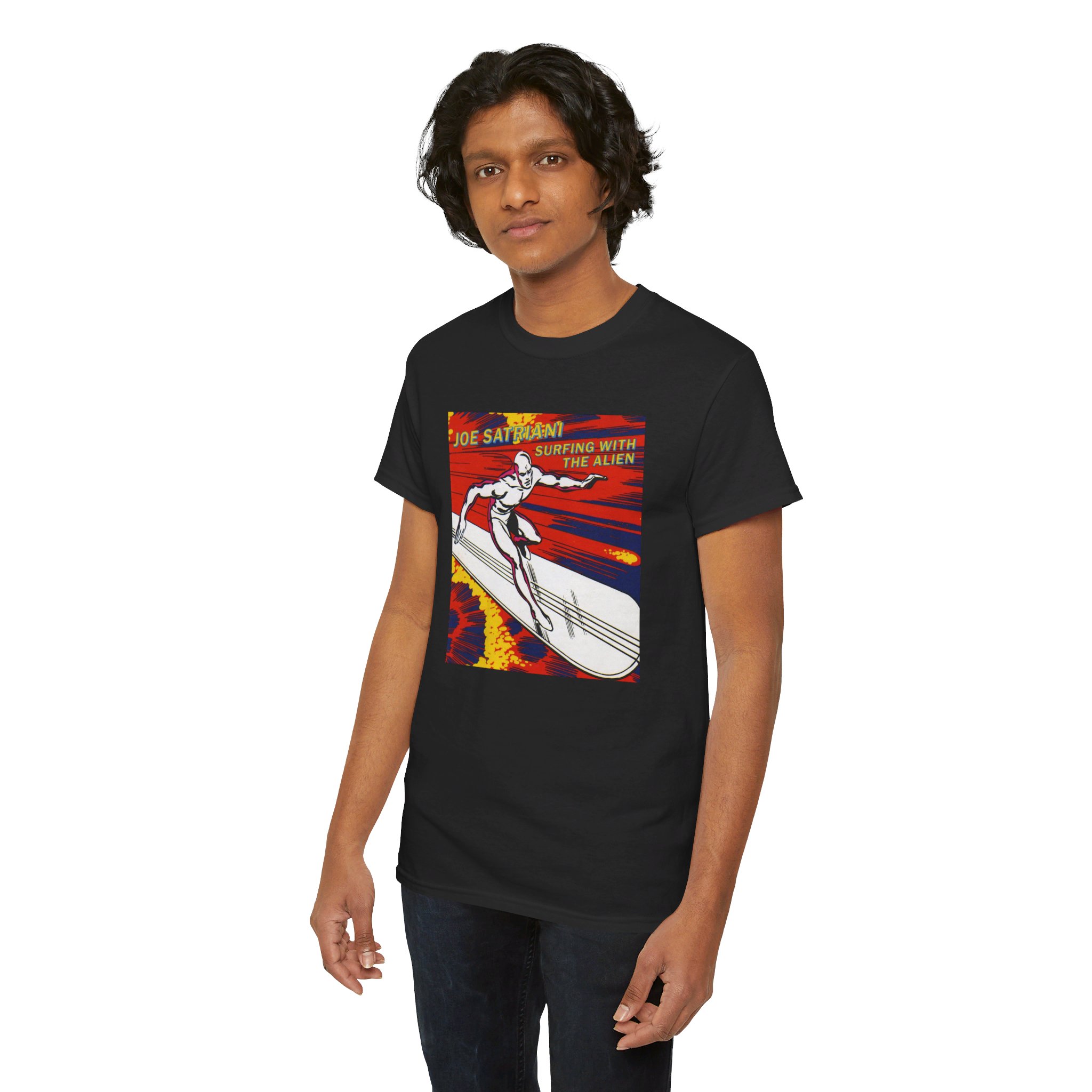 Surfing with the Alien Joe Satriani Unisex Heavy Cotton Tee - Image 20