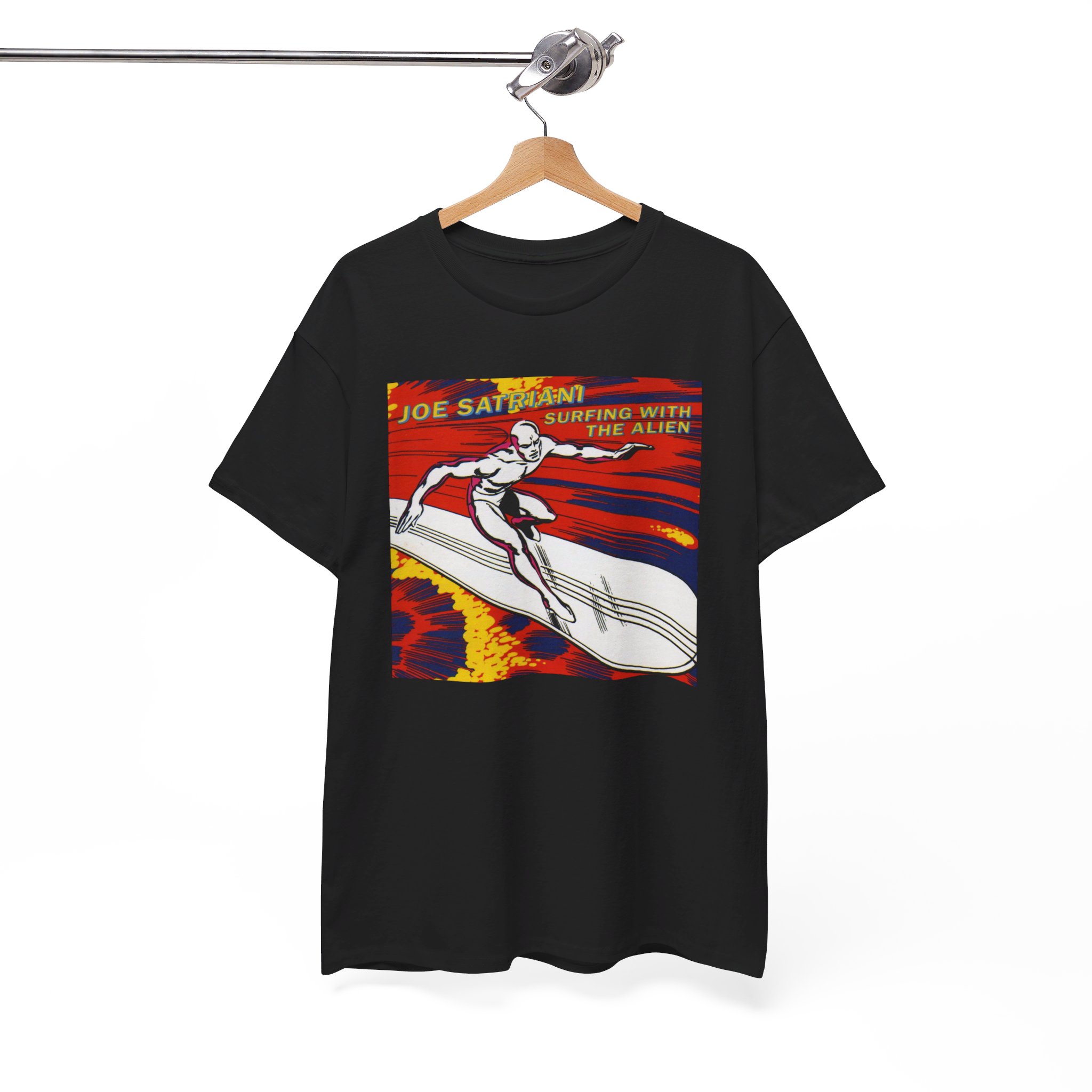 Surfing with the Alien Joe Satriani Unisex Heavy Cotton Tee - Image 8