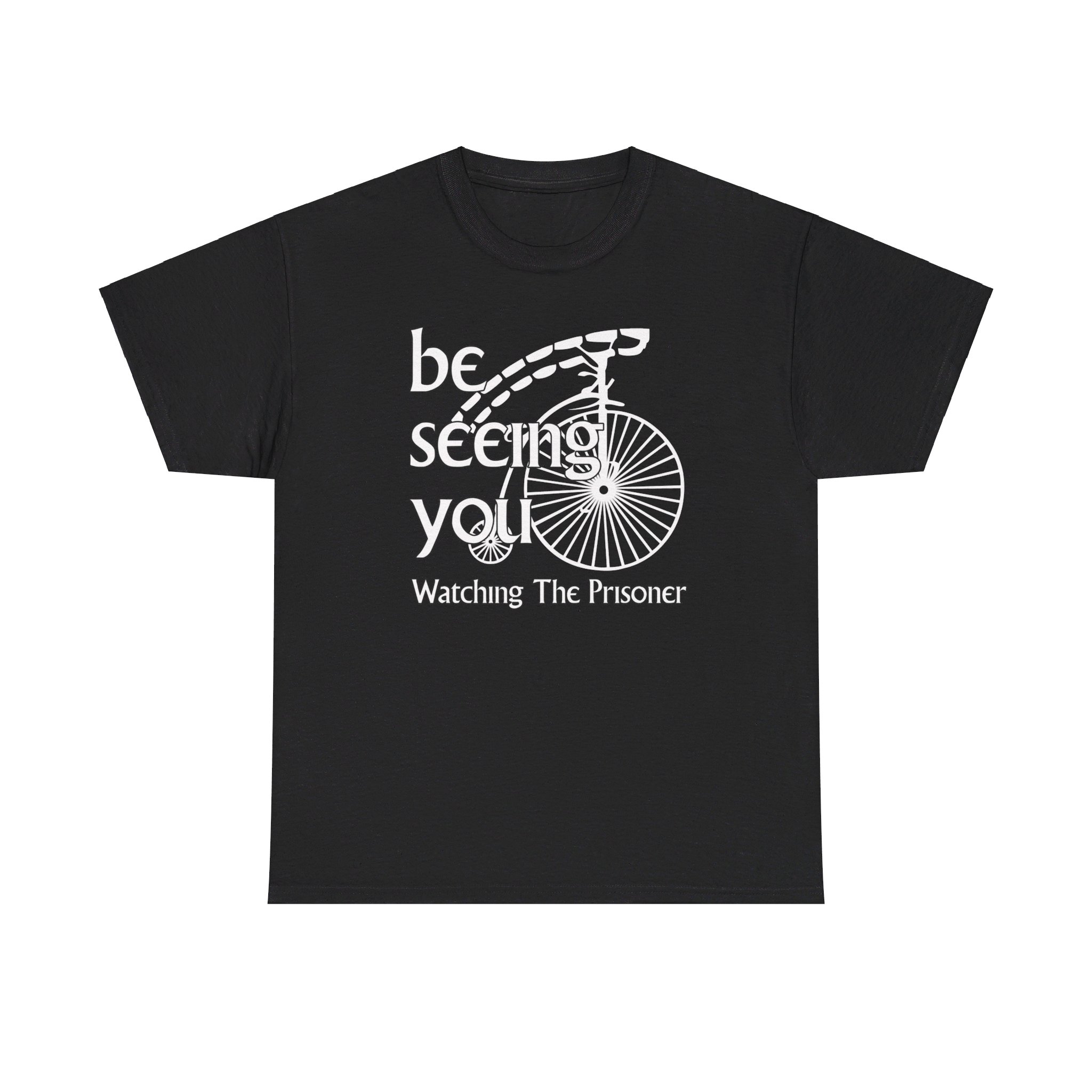 The Prisoner: “Be seeing you!” Unisex Heavy Cotton Tee - Image 2