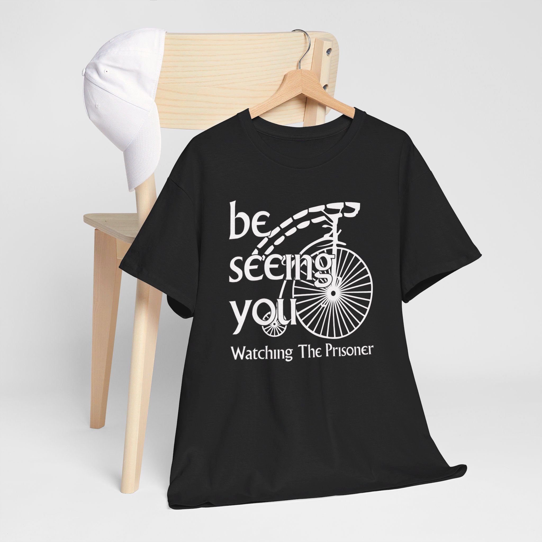 The Prisoner: “Be seeing you!” Unisex Heavy Cotton Tee - Image 9