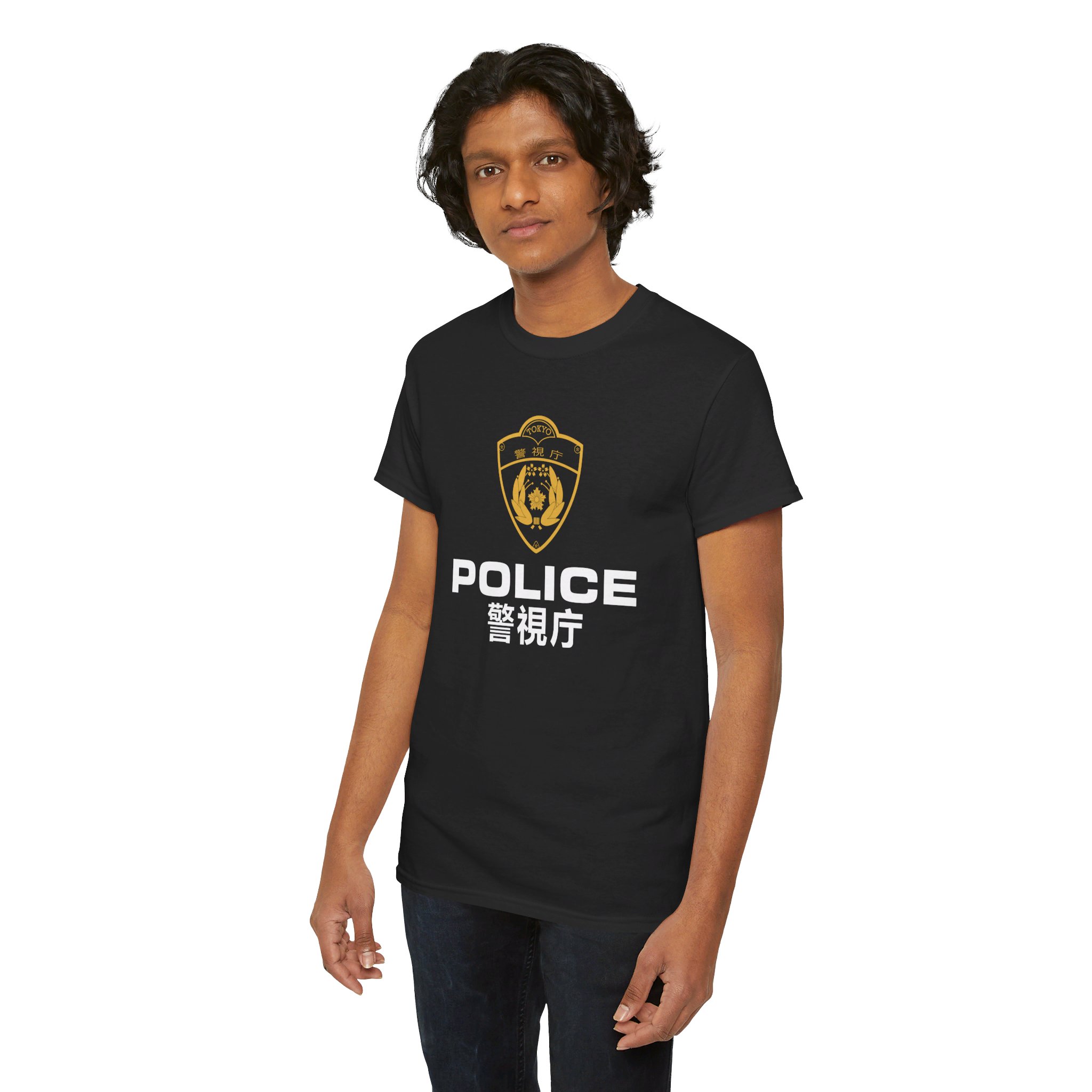 Japanese Police Logo National Police Agency (Japan) emblem Unisex Heavy Cotton Tee - Image 20