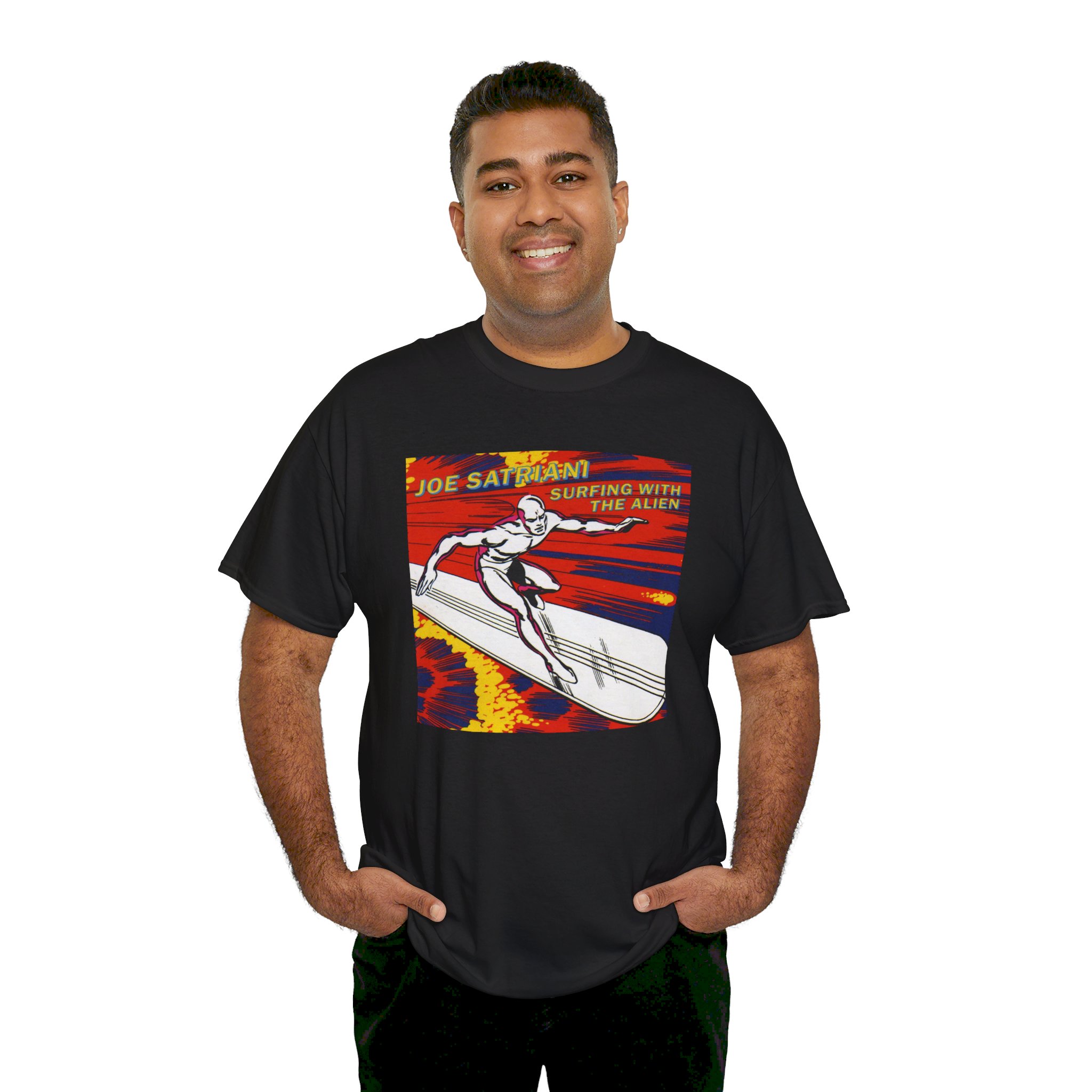 Surfing with the Alien Joe Satriani Unisex Heavy Cotton Tee - Image 18