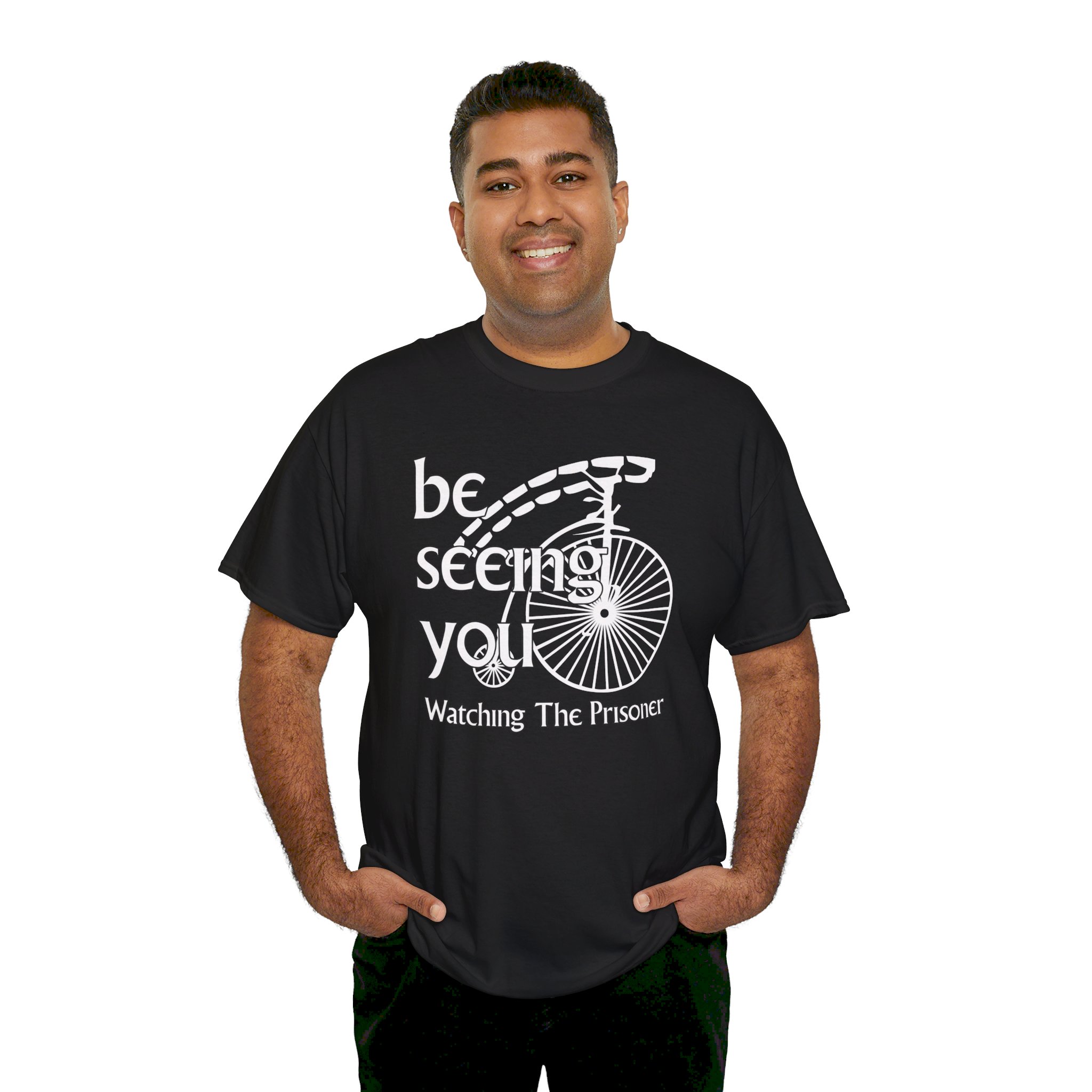 The Prisoner: “Be seeing you!” Unisex Heavy Cotton Tee - Image 18