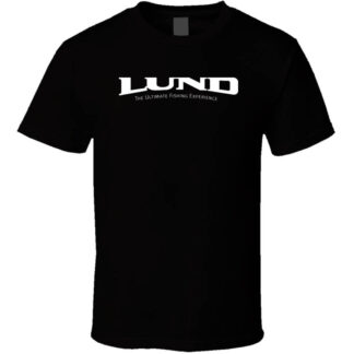 lund the ultimate fishing experience Black Unisex Heavy Cotton Tee