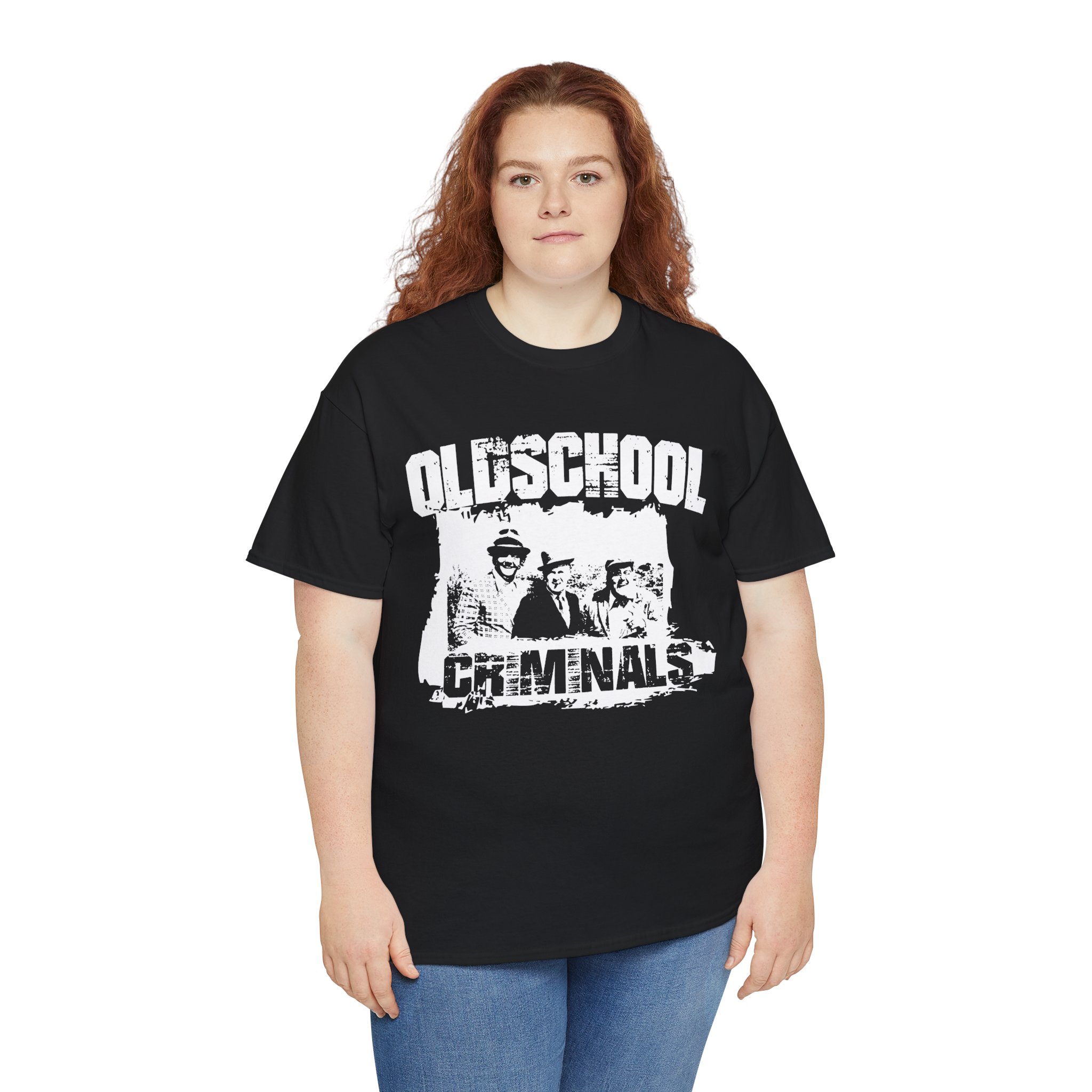 Oldschool Criminal Unisex Heavy Cotton Tee - Image 16