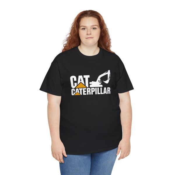 Caterpilar Logo Equipment T-shirt Unisex Heavy Cotton Tee - Image 16