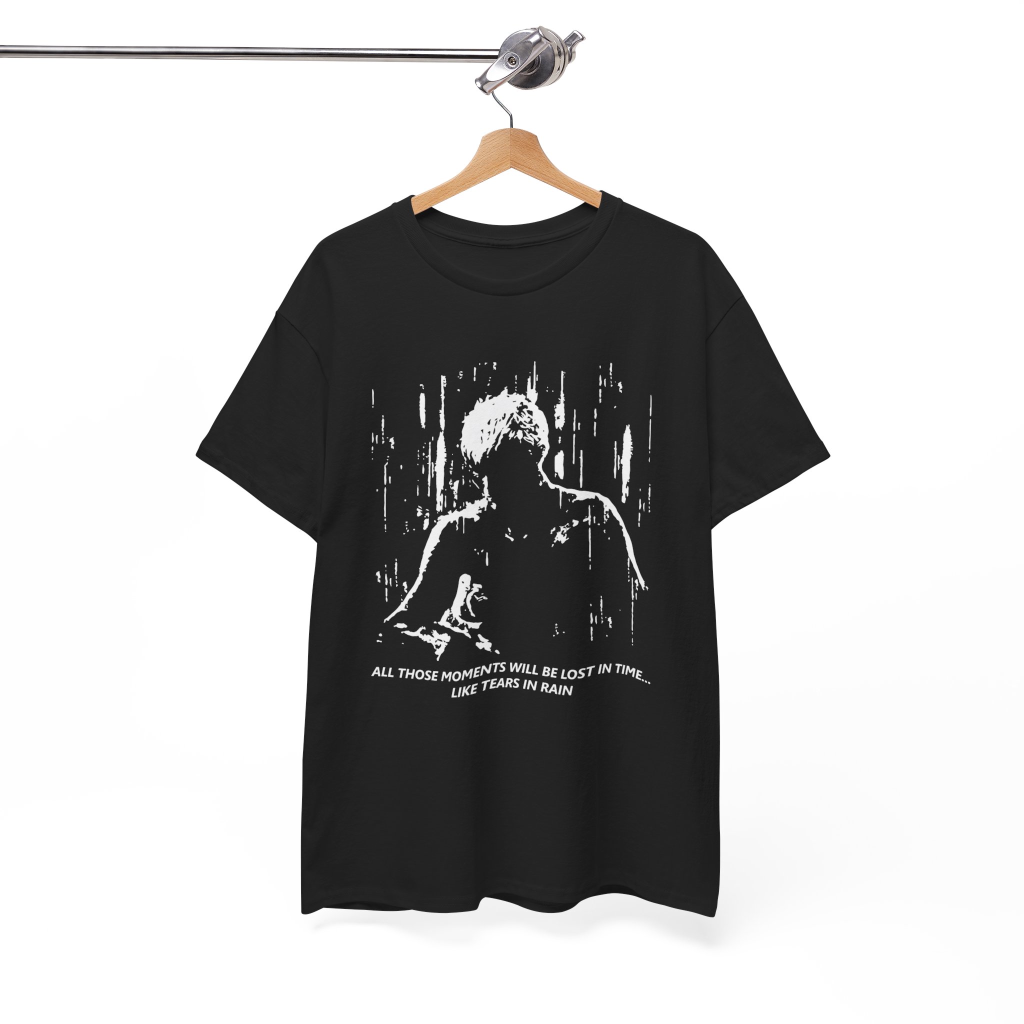 All Those Moments Will Be Lost In Time Like Tears In The Rain Unisex Heavy Cotton Tee - Image 8