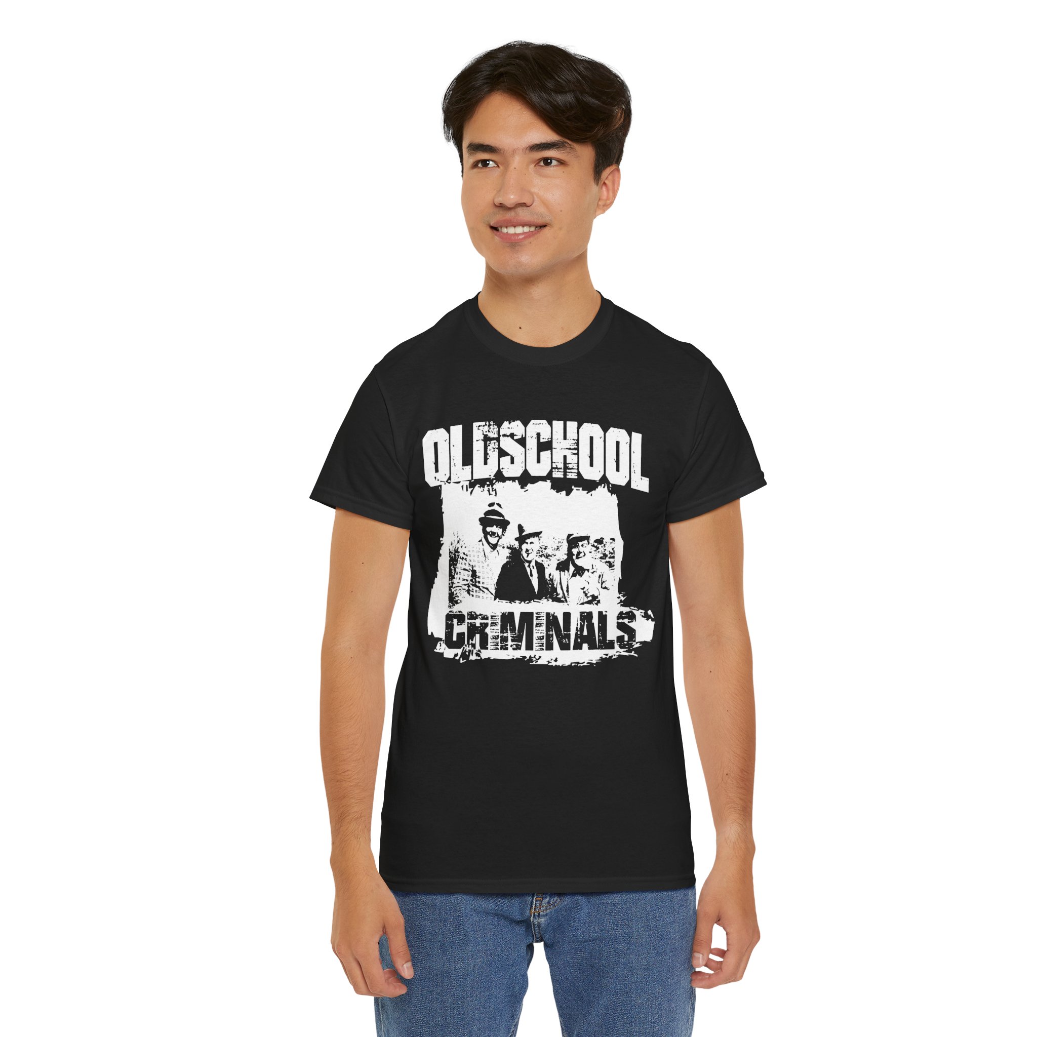 Oldschool Criminal Unisex Heavy Cotton Tee - Image 22