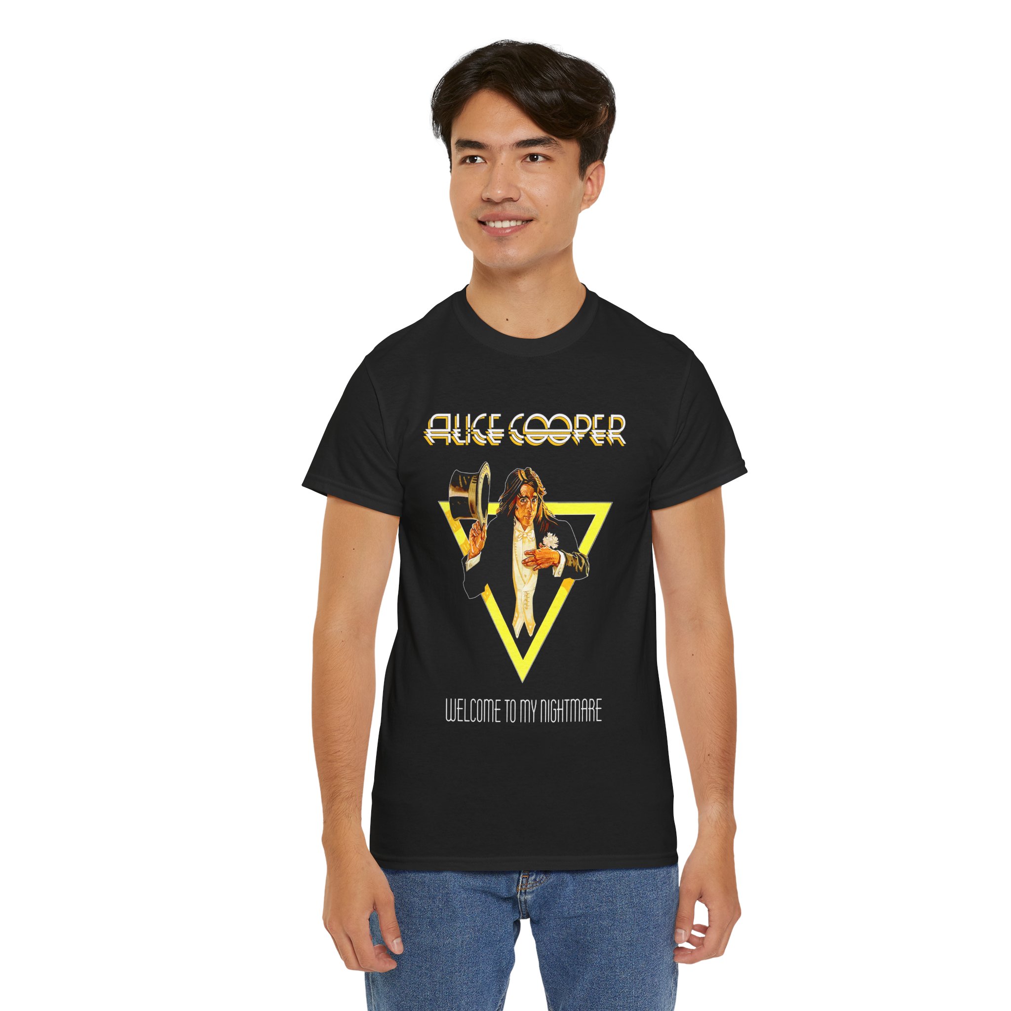 Alice Cooper Welcome To The Nightmare Black Unisex Heavy Cotton Tee - Image 22