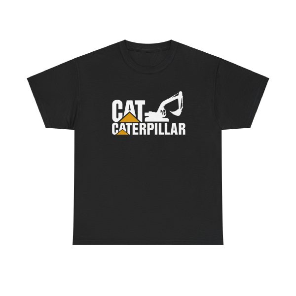 Caterpilar Logo Equipment T-shirt Unisex Heavy Cotton Tee - Image 2