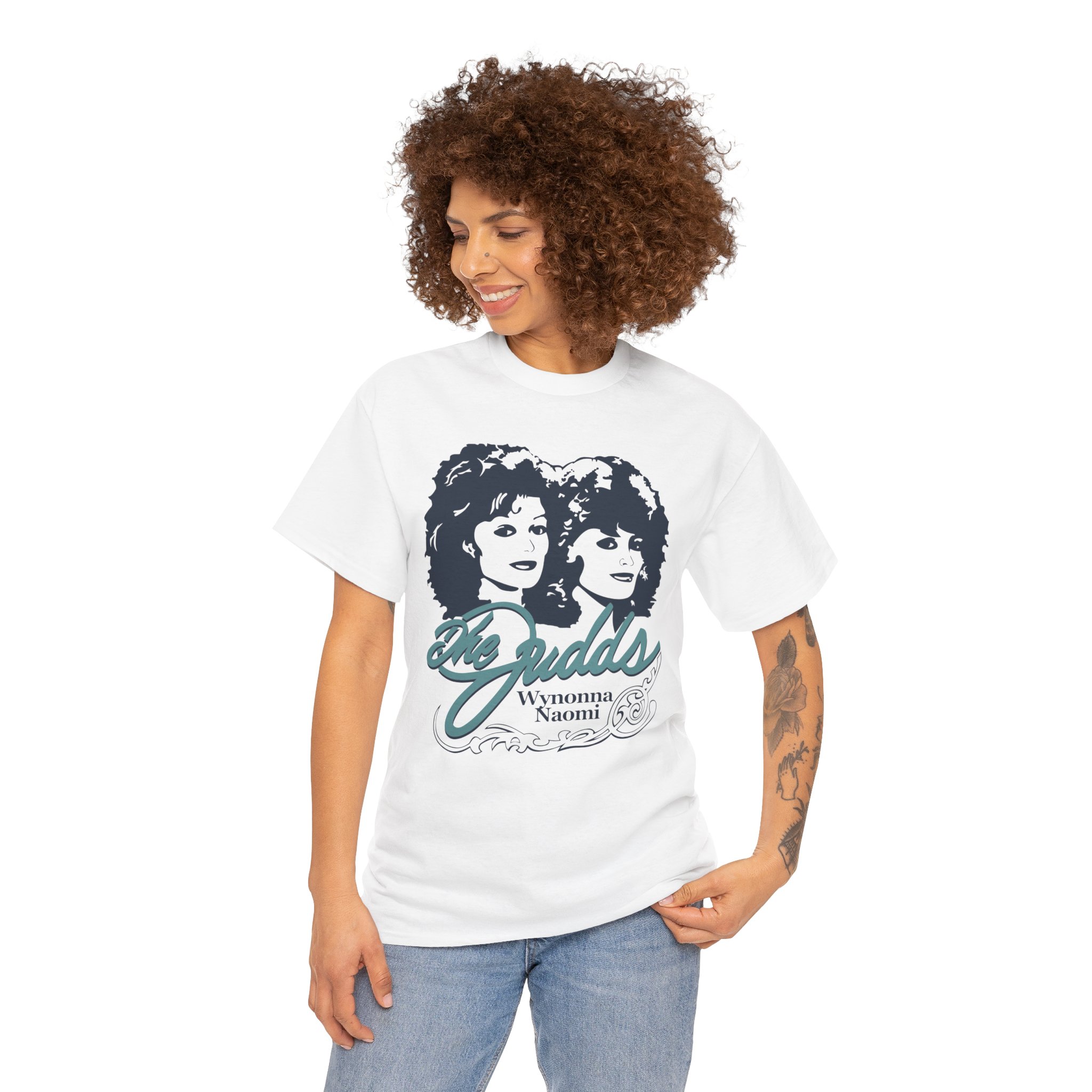 T-Shirt The Judds Wynonna and Naomi Logo Unisex Heavy Cotton Tee - Image 12