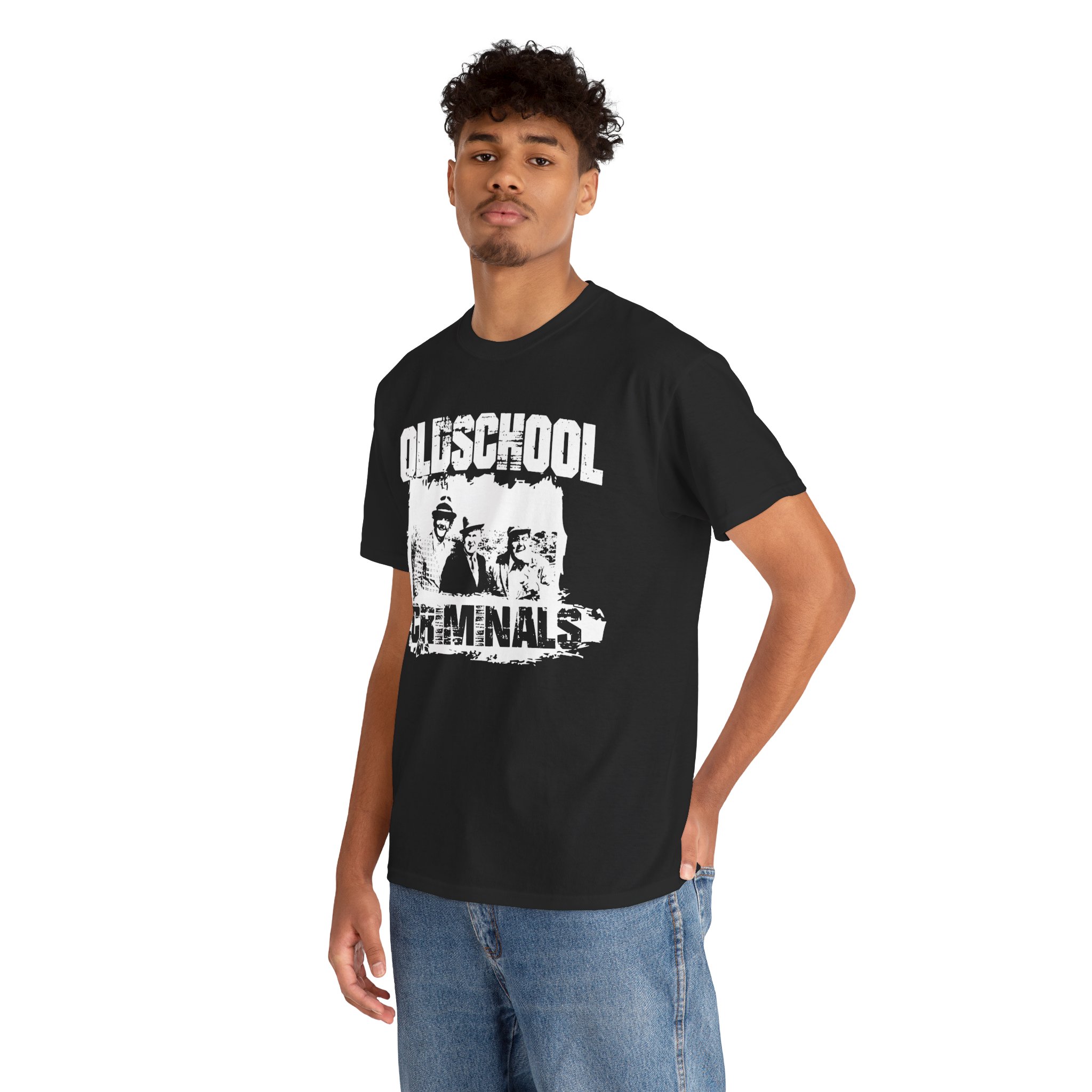 Oldschool Criminal Unisex Heavy Cotton Tee - Image 15