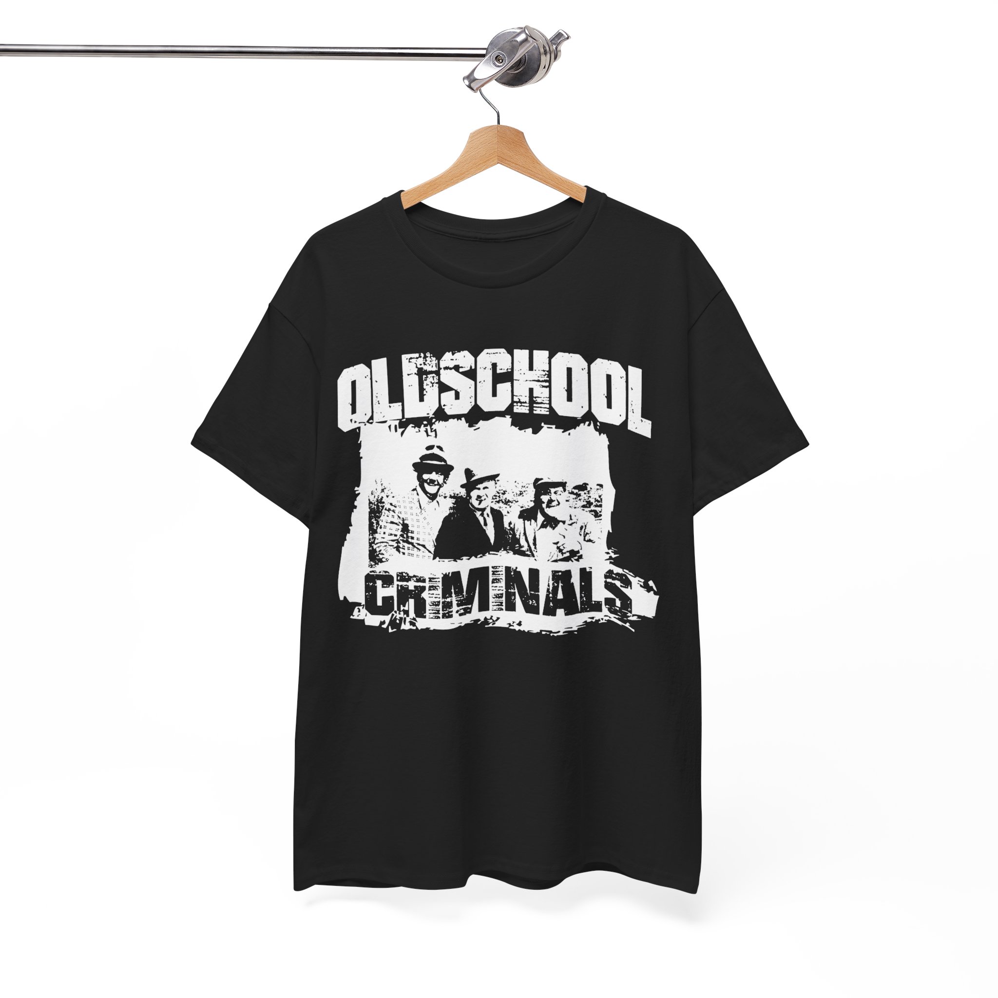 Oldschool Criminal Unisex Heavy Cotton Tee - Image 8