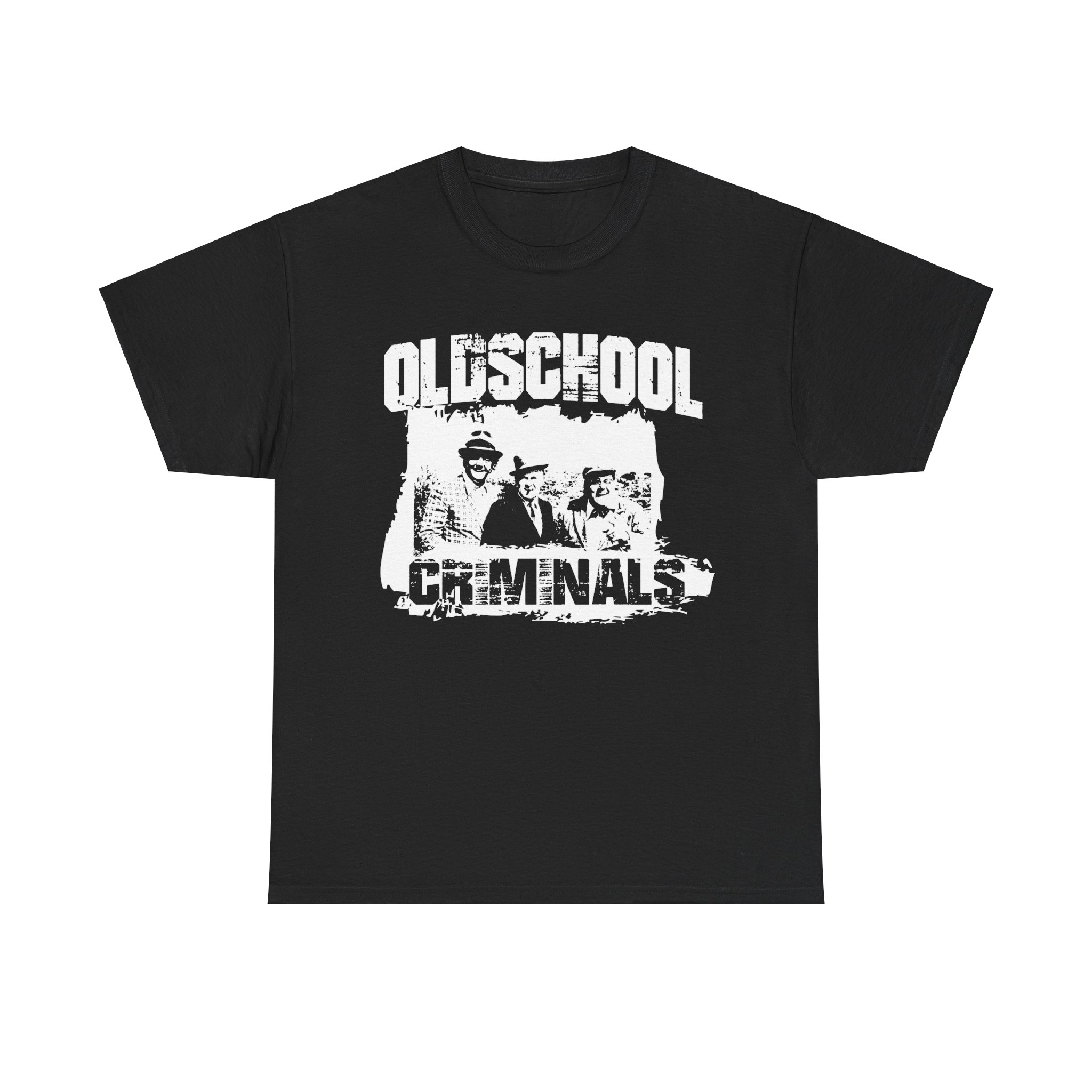 Oldschool Criminal Unisex Heavy Cotton Tee - Image 2