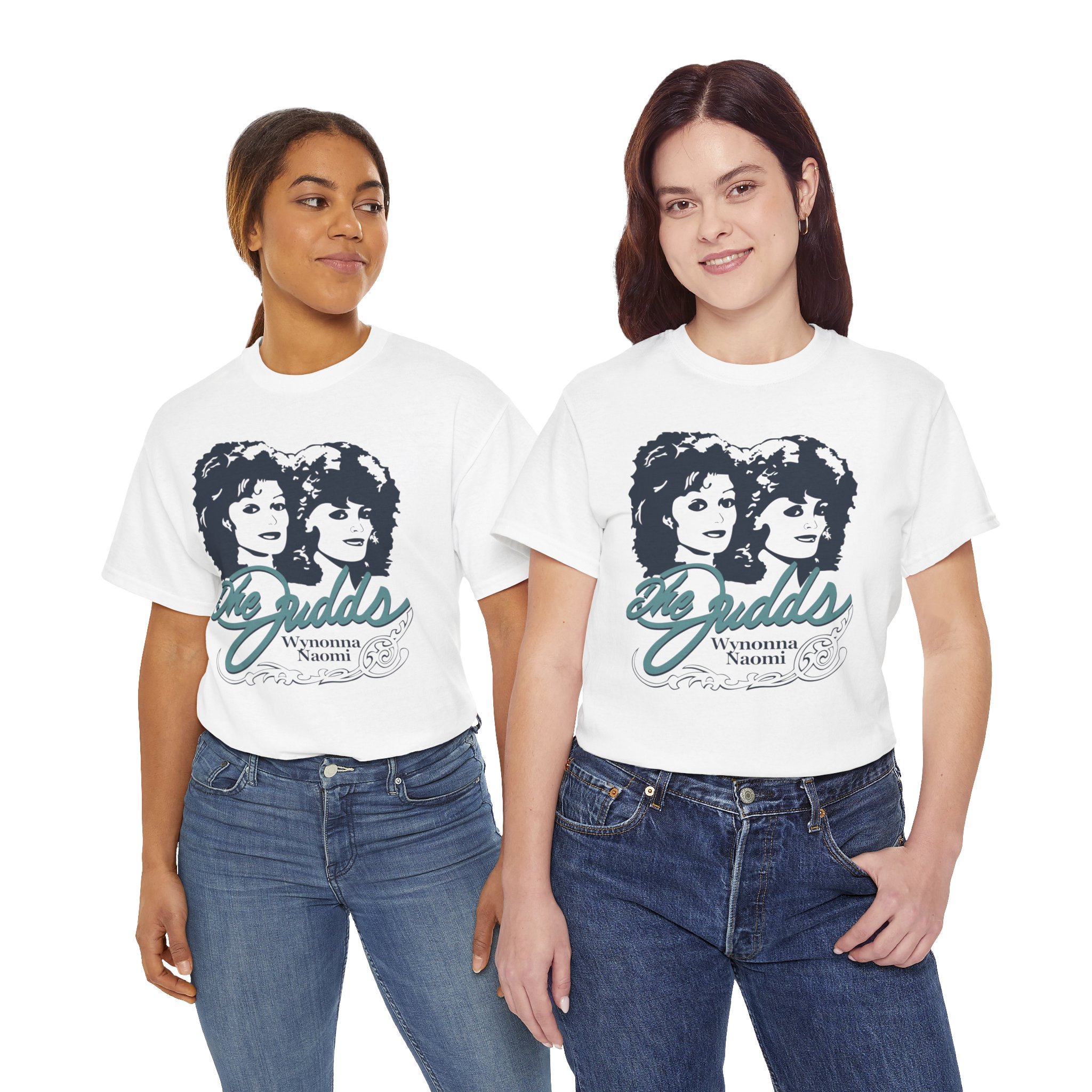 T-Shirt The Judds Wynonna and Naomi Logo Unisex Heavy Cotton Tee - Image 25