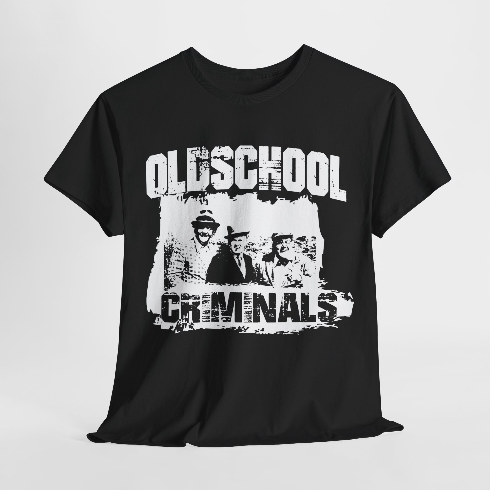 Oldschool Criminal Unisex Heavy Cotton Tee - Image 7
