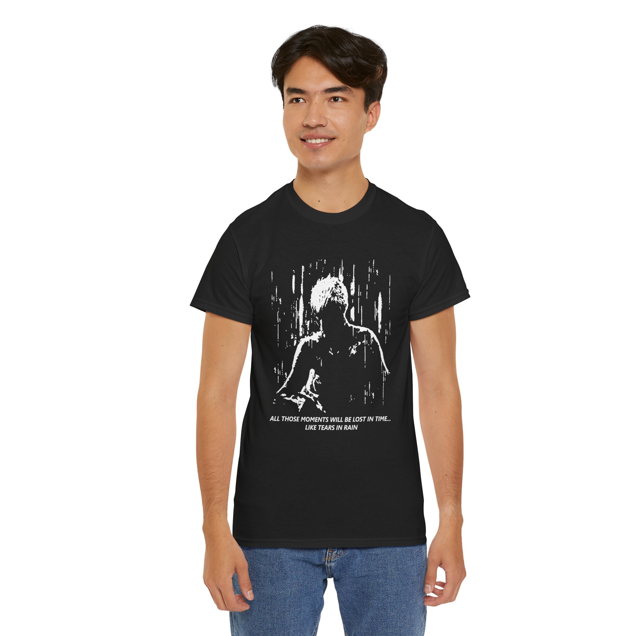 All Those Moments Will Be Lost In Time Like Tears In The Rain Unisex Heavy Cotton Tee - Image 22