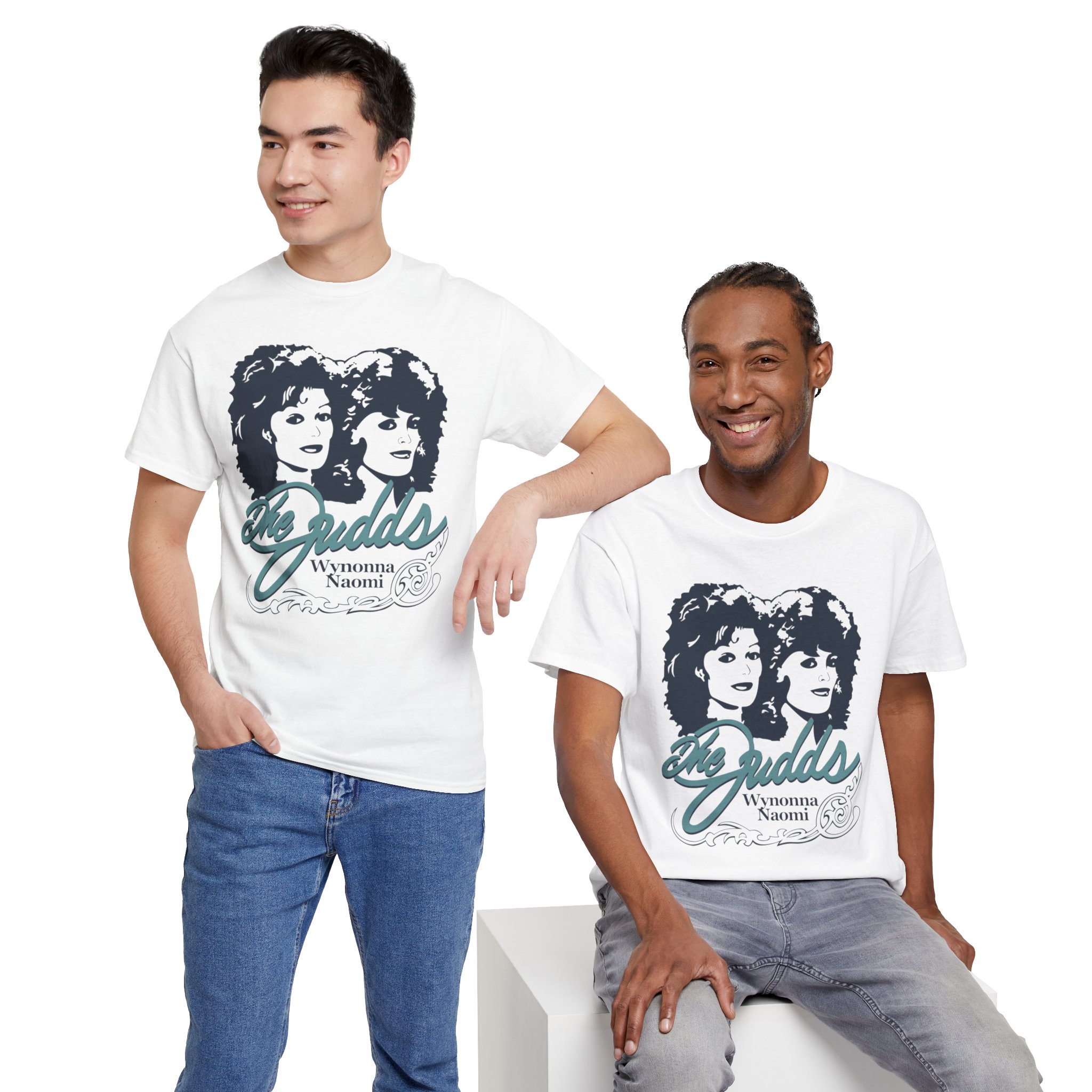 T-Shirt The Judds Wynonna and Naomi Logo Unisex Heavy Cotton Tee - Image 26