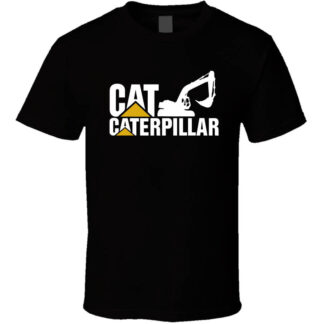 Caterpilar Logo Equipment T-shirt Unisex Heavy Cotton Tee