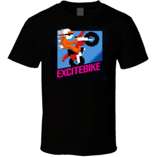 Excitebike Game NES Classic Unisex Heavy Cotton Tee