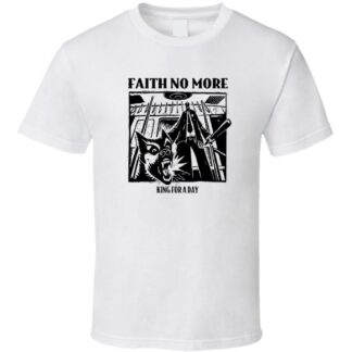 FAITH NO MORE - KING FOR A DAY, FOOL FOR A LIFETIME White T-Shirt Tee