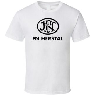 FN Herstal Design logo Gun Tee T shirt