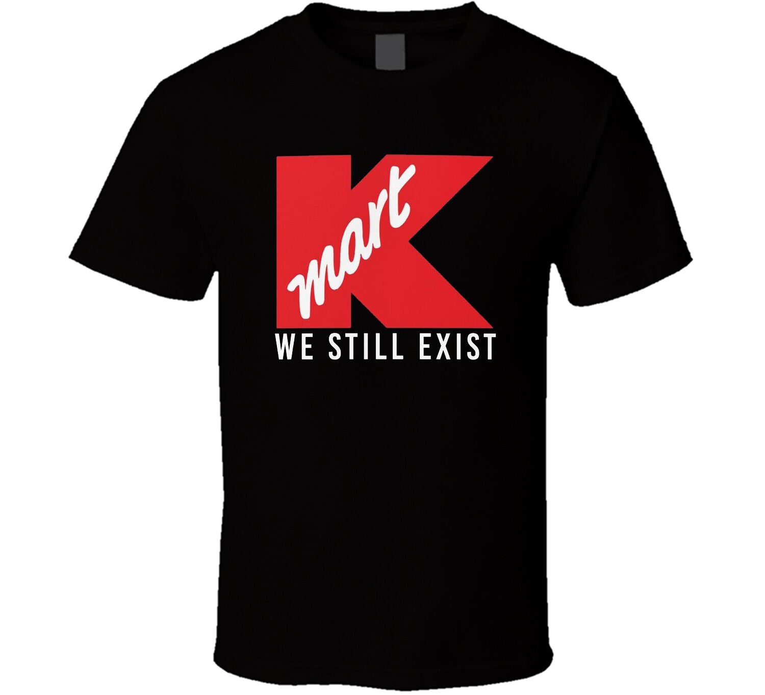 Kmart Logo We Still Exist Tee Tshirt black