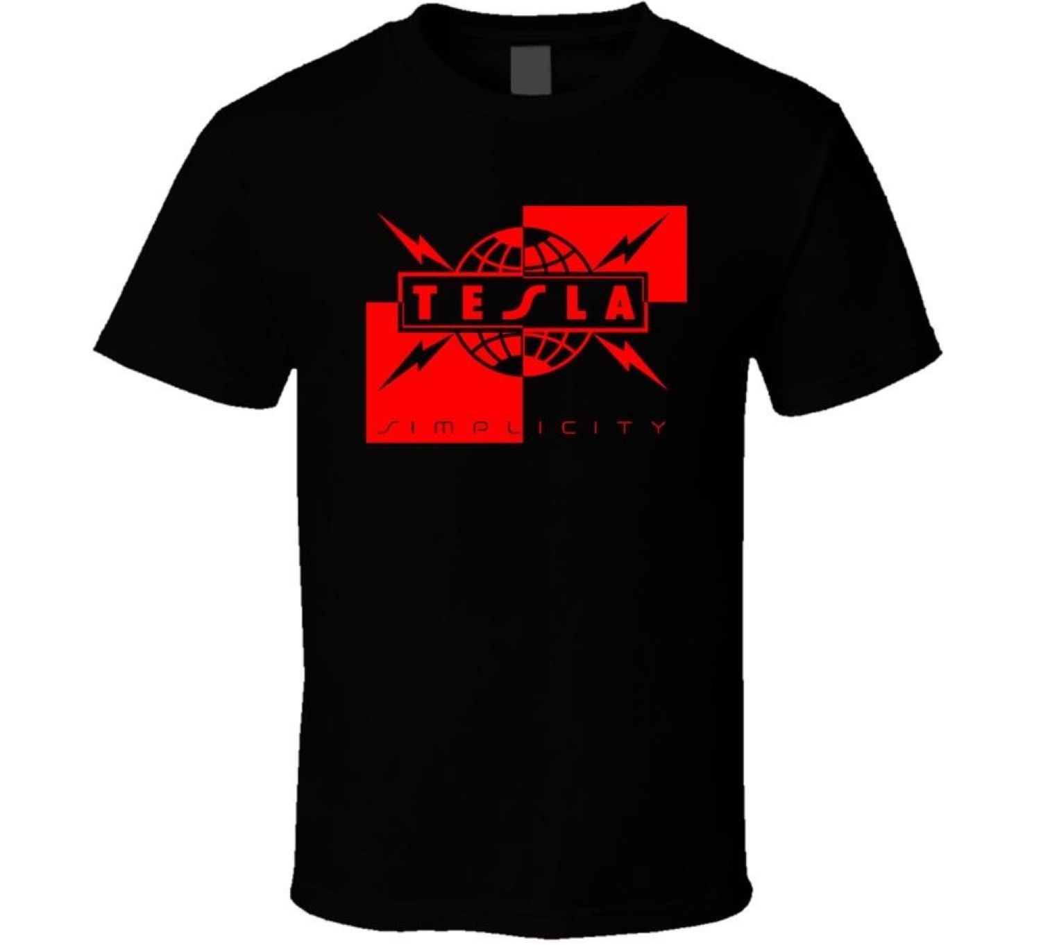 Tesla Logo Simplicity Tee Tshirt - Image 3