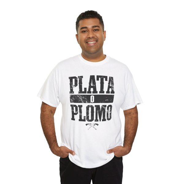 Plata o Plomo Logo Pablo escobar Pablo Escobar Tee T-Shirt - Image 3