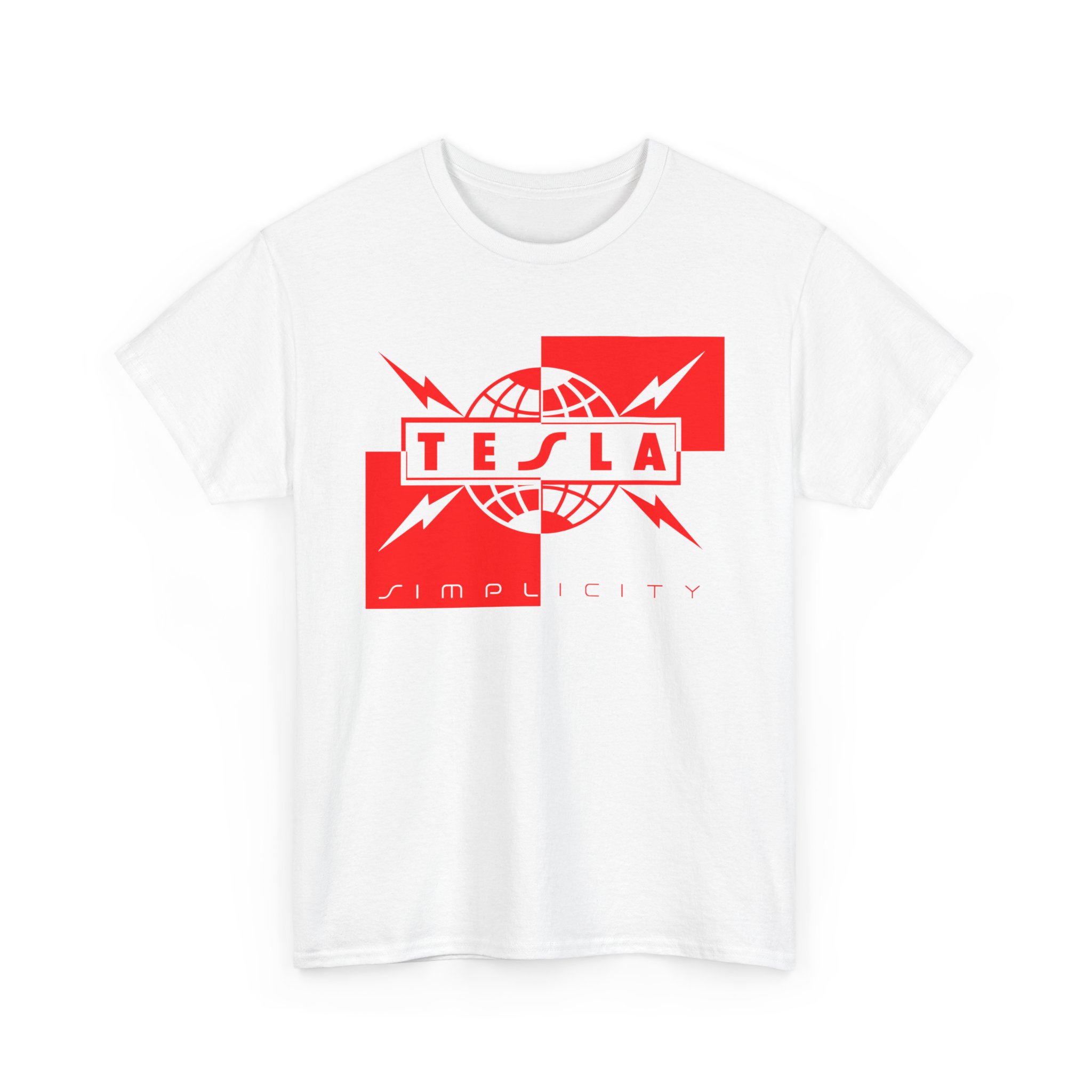 Tesla Logo Simplicity Tee Tshirt - Image 2