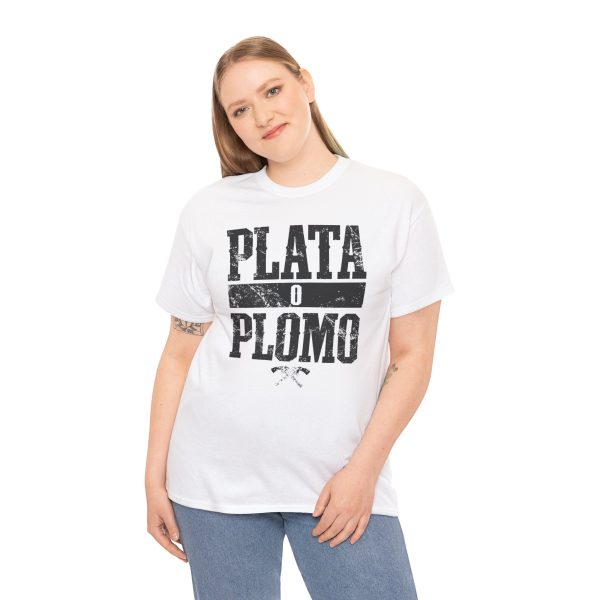 Plata o Plomo Logo Pablo escobar Pablo Escobar Tee T-Shirt - Image 4