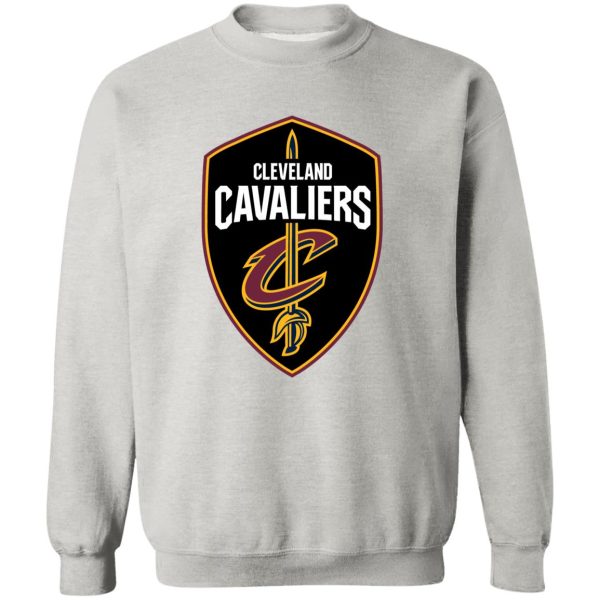 Cleveland Cavaliers Basketball  Unisex Sizing Blend Material Gildan Crewneck Pullover Sweatshirt