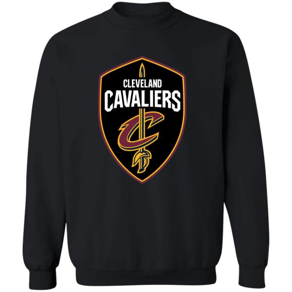 Cleveland Cavaliers Basketball  Unisex Sizing Blend Material Gildan Crewneck Pullover Sweatshirt - Image 4