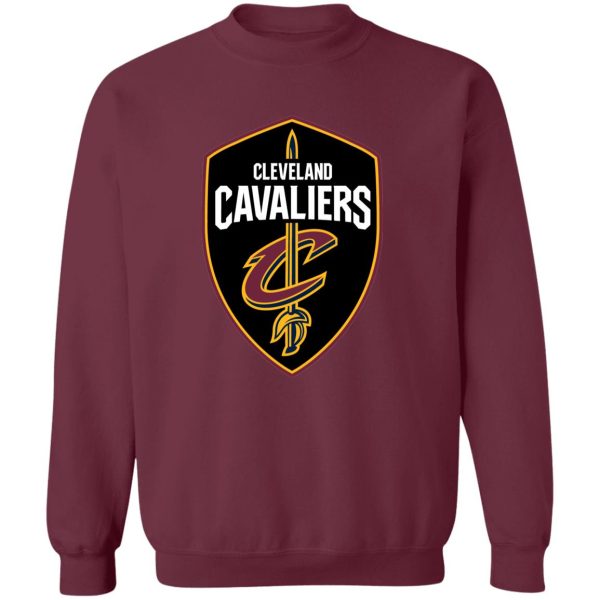 Cleveland Cavaliers Basketball  Unisex Sizing Blend Material Gildan Crewneck Pullover Sweatshirt - Image 5