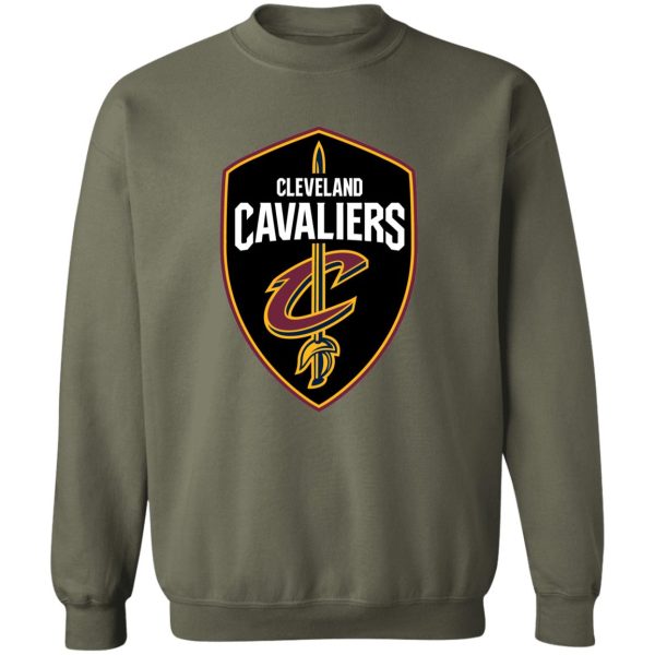 Cleveland Cavaliers Basketball  Unisex Sizing Blend Material Gildan Crewneck Pullover Sweatshirt - Image 7