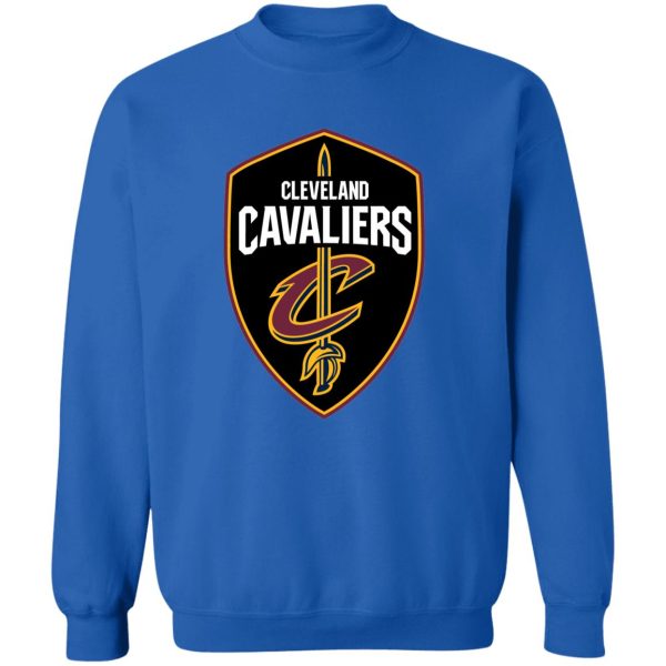 Cleveland Cavaliers Basketball  Unisex Sizing Blend Material Gildan Crewneck Pullover Sweatshirt - Image 9