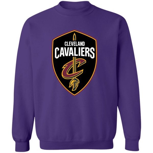 Cleveland Cavaliers Basketball  Unisex Sizing Blend Material Gildan Crewneck Pullover Sweatshirt - Image 11